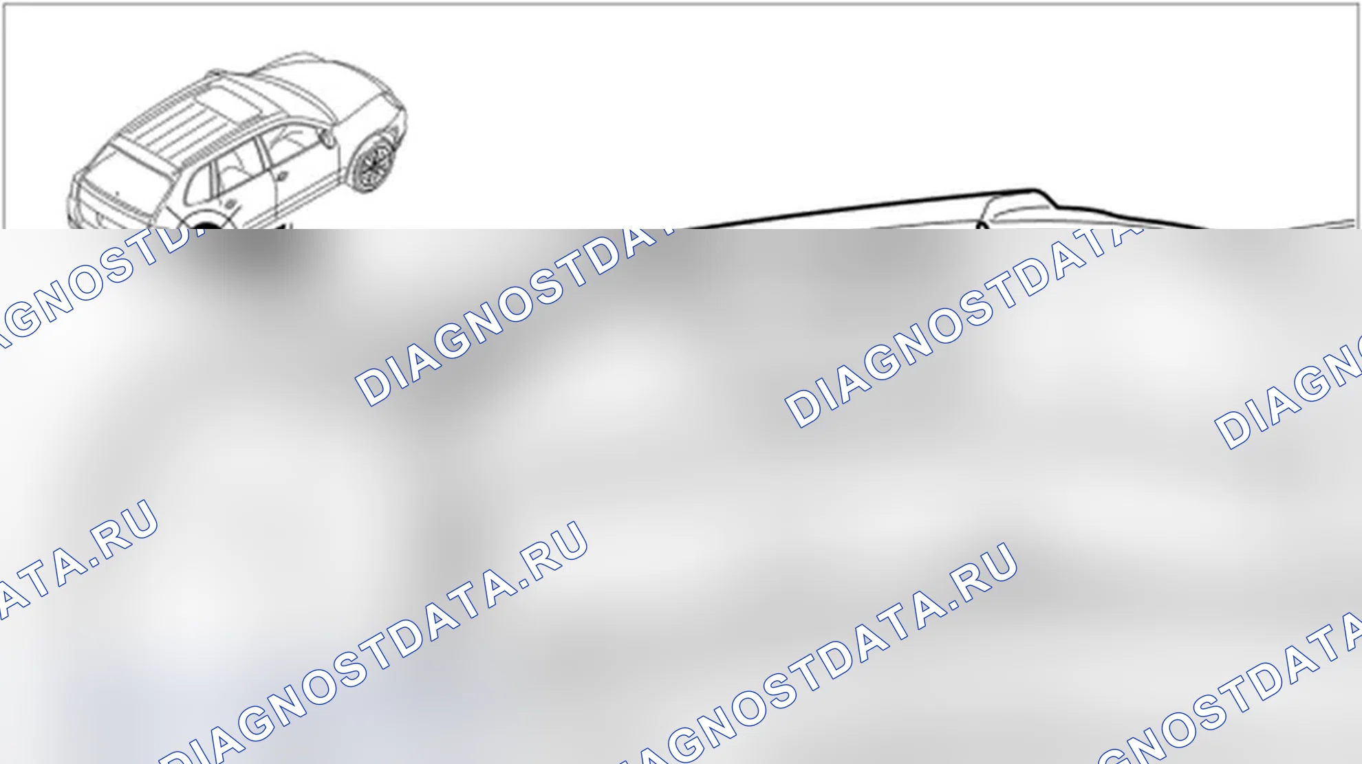 Рис. 218: Нижняя часть заднего конца. Porsche Cayenne Turbo I рестайлинг
