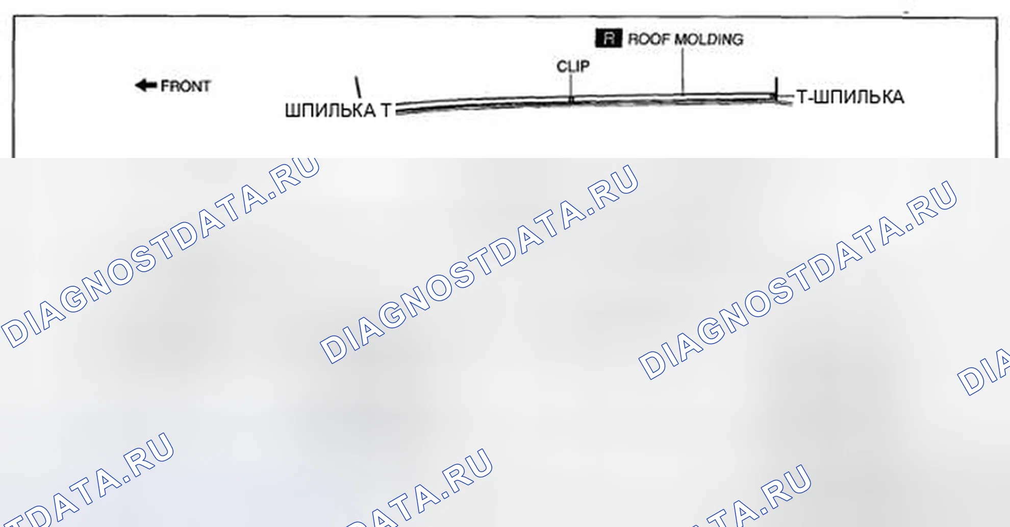 Рис. 15: УДАЛЕНИЕ ФОРМОВКИ КРЫШИ. Honda CR-V IV рестайлинг