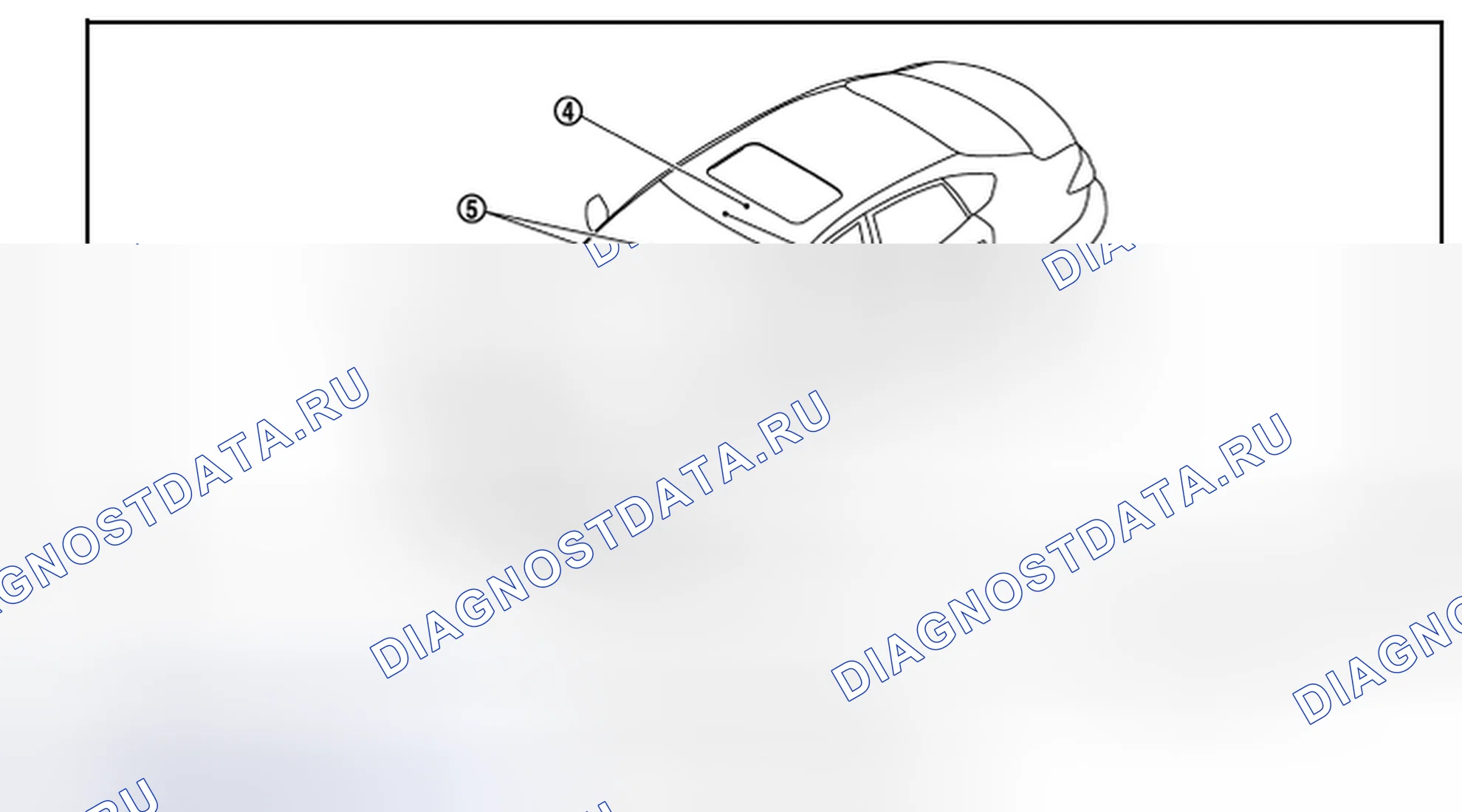 Рис. 14: Расположение компонентов. Infiniti Q70 I рестайлинг