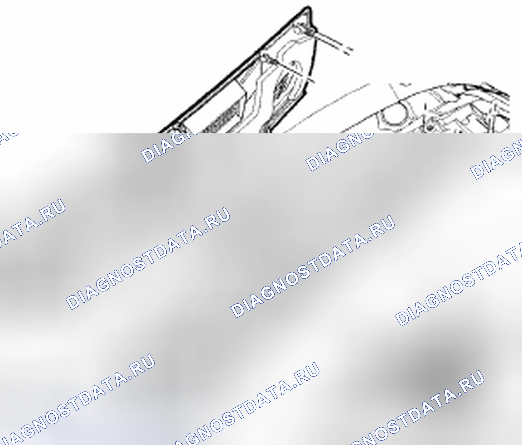 Рис. 46: ДИНАМИК - ПРИБОРНАЯ ПАНЕЛЬ. Chrysler Town & Country V