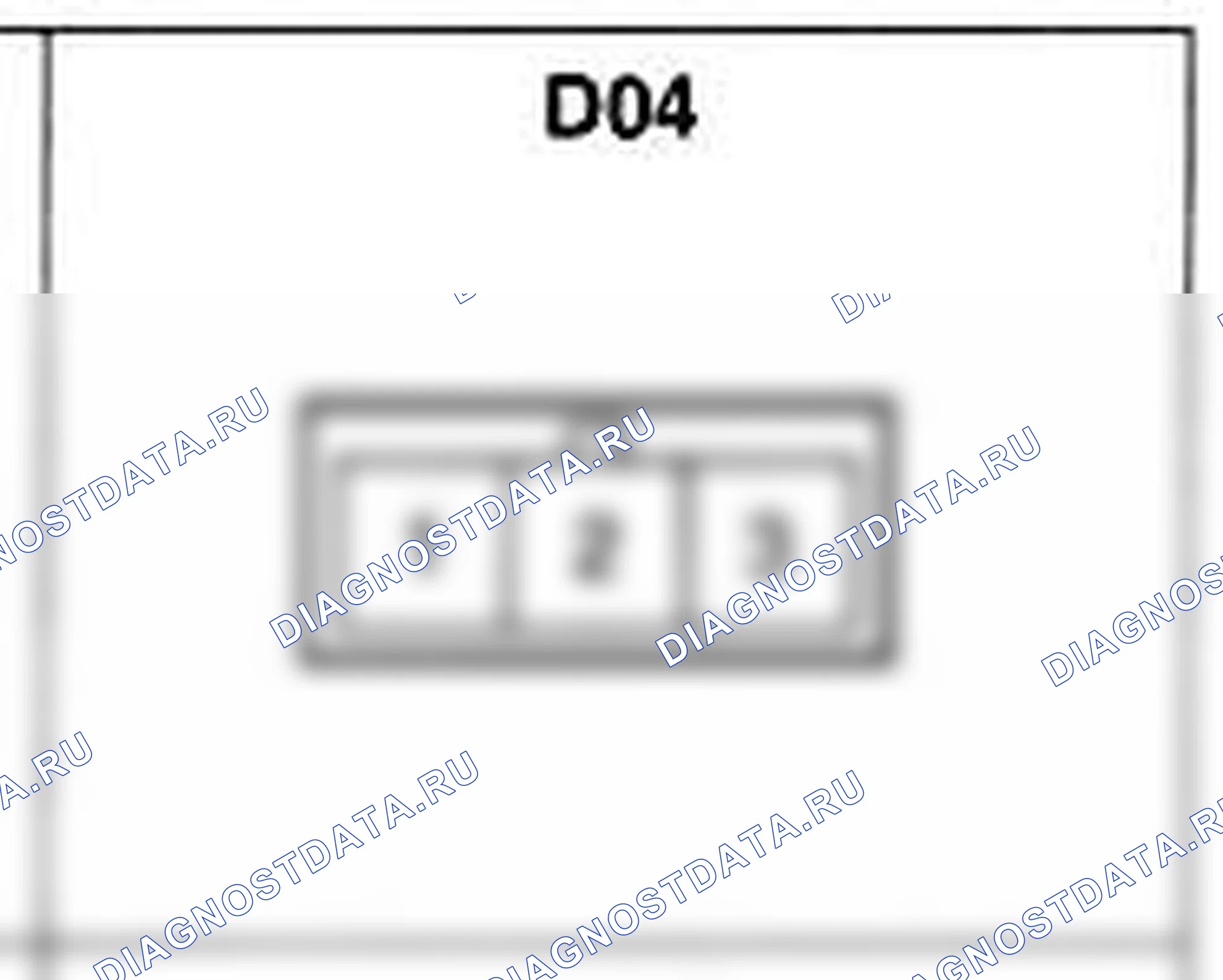 Распиновка разъёма D04 — дверного жгута. Hyundai Accent LC