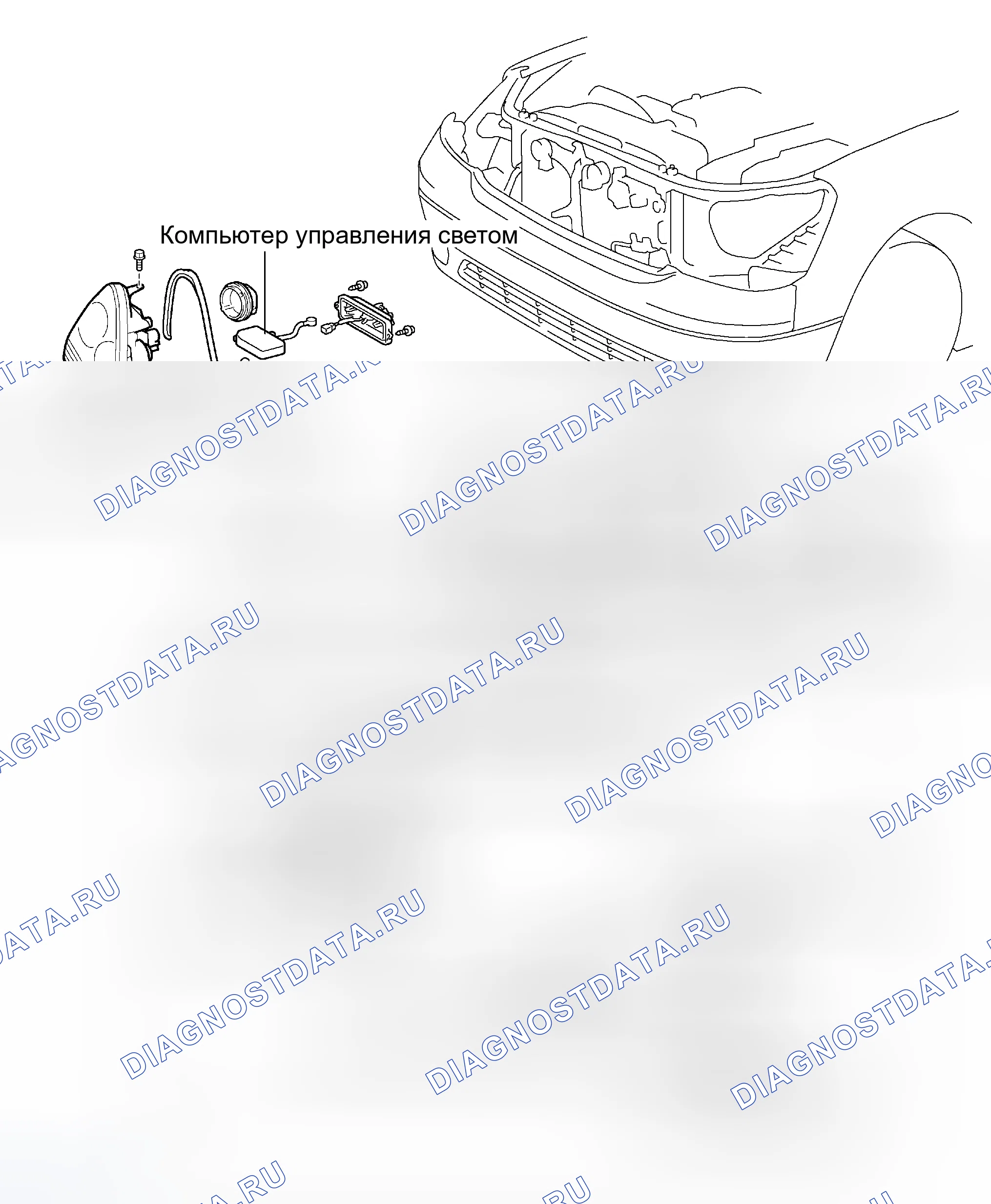 Рис. 184: КОМПОНЕНТЫ. Honda Accord II
