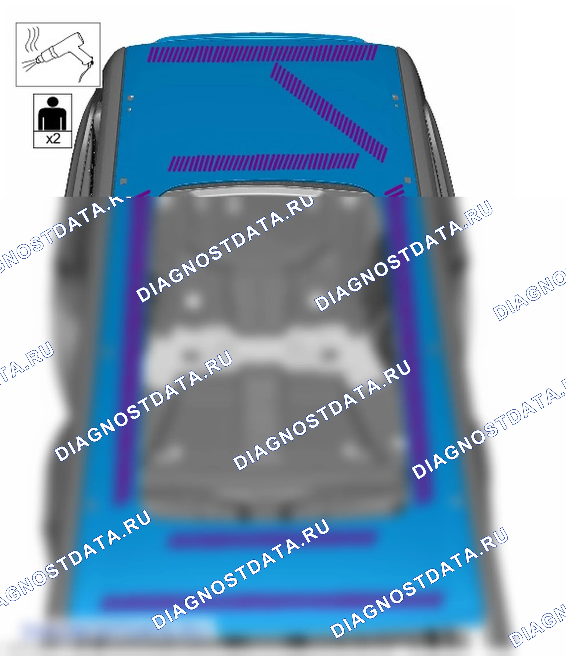 Как снять и установить панель крыши. Ford Galaxy III