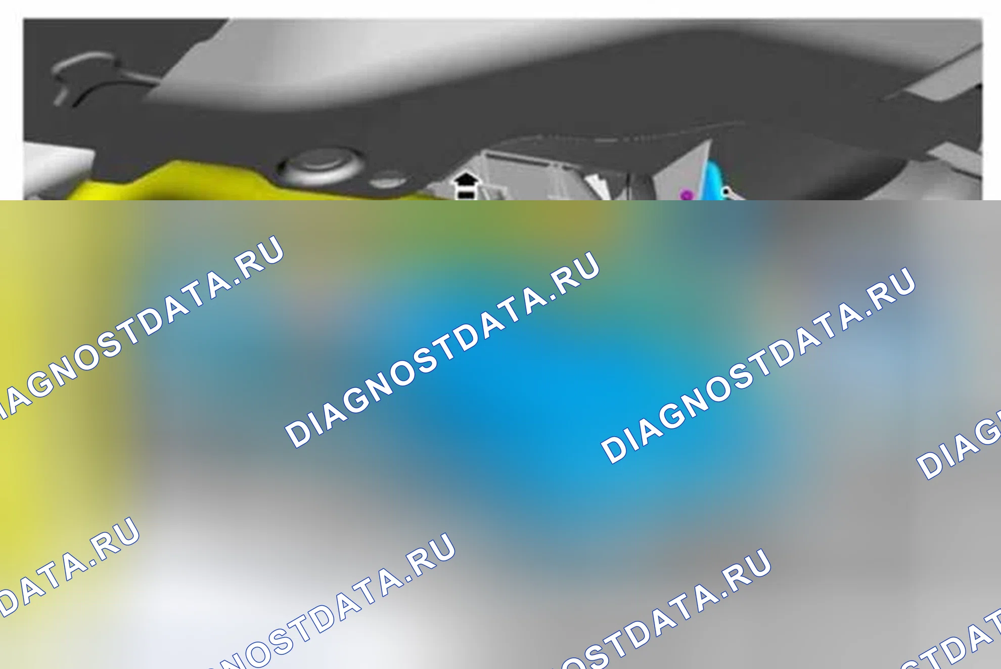 Рис. 2: Демонтаж. Ford C-MAX II