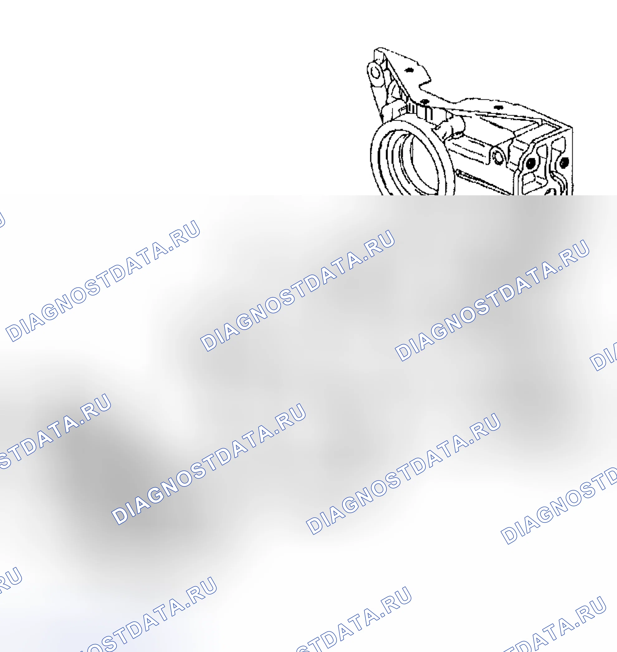 Рис. 538: Установка водяного насоса. Buick Regal IV