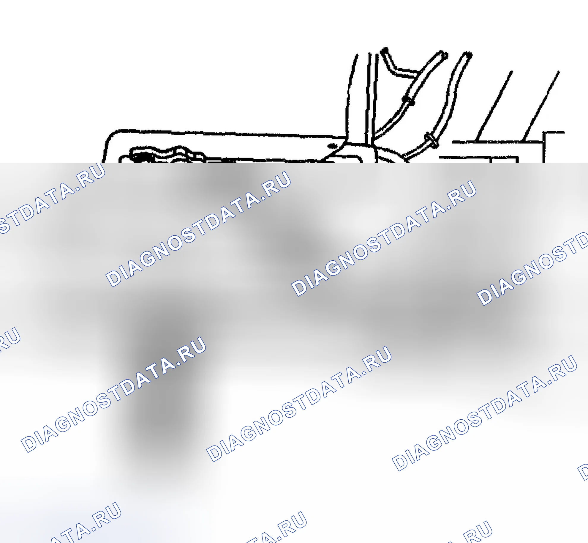 Рис. 1214: Передняя опора двигателя. Chevrolet TrailBlazer I