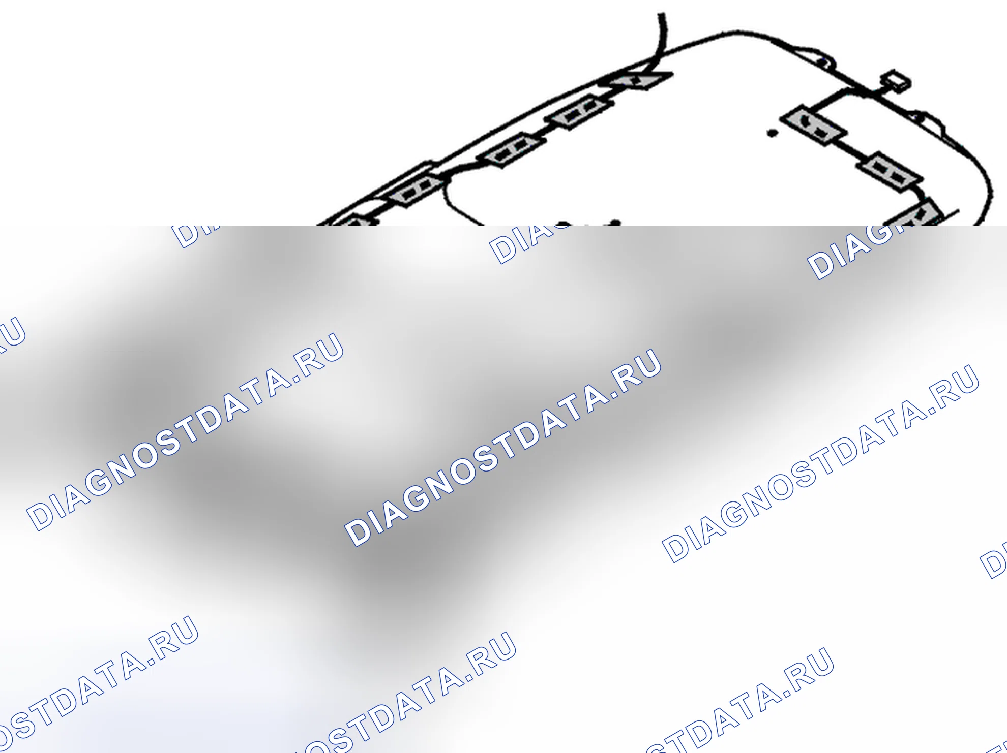 Рис. 344: Установка облицовки. Volvo V70 II
