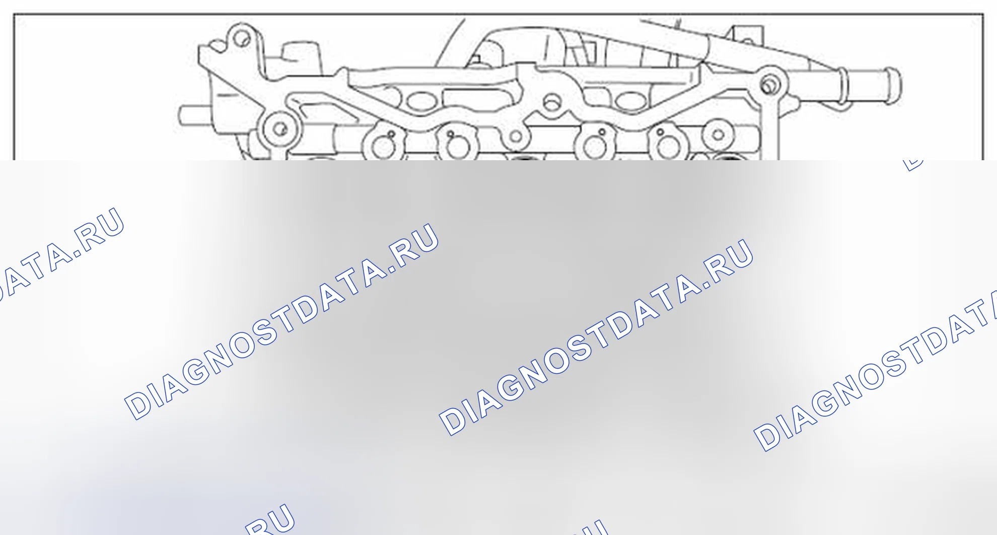 Рис. 311: ГОЛОВКА ЦИЛИНДРОВ ЛЕВ.. Subaru Outback BR рестайлинг