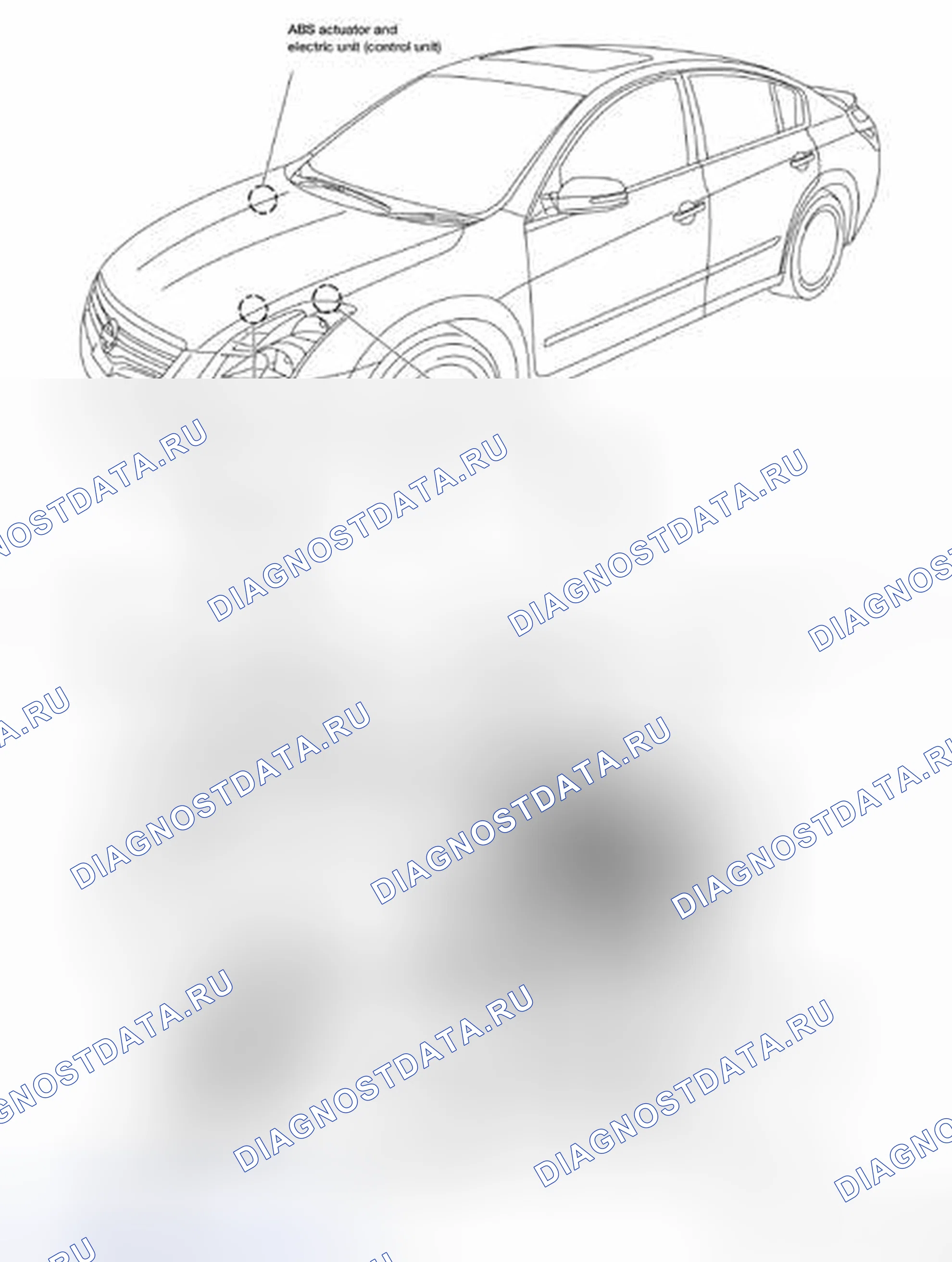 Рис. 81: МОТОРНЫЙ ОТСЕК. Nissan Altima L32 рестайлинг