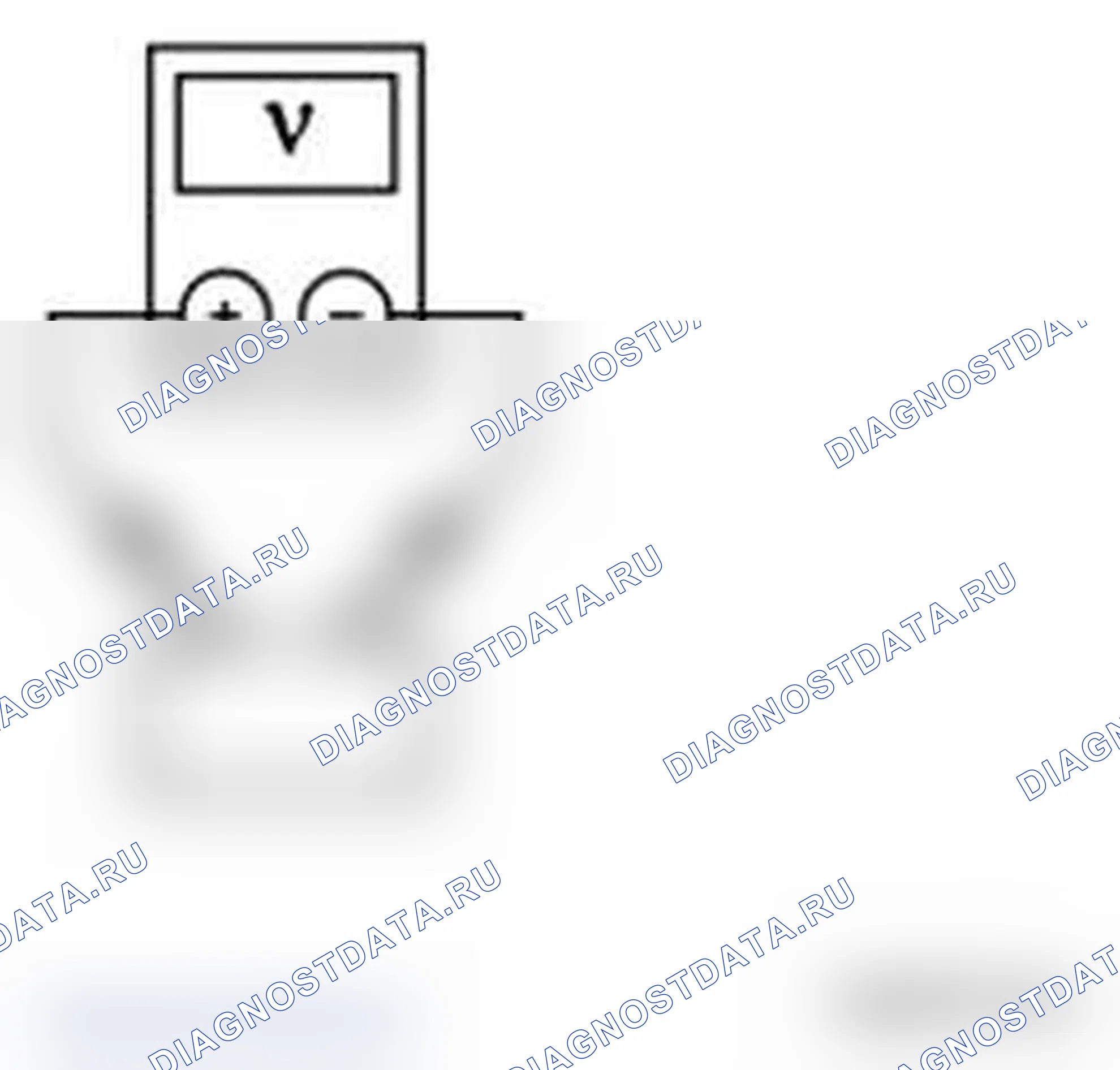 Рис. 4: ТОЧЕЧНОЕ ИСПЫТАНИЕ A: расшифровка кода ошибки B1317 и B1318. Ford Transit Connect I рестайлинг