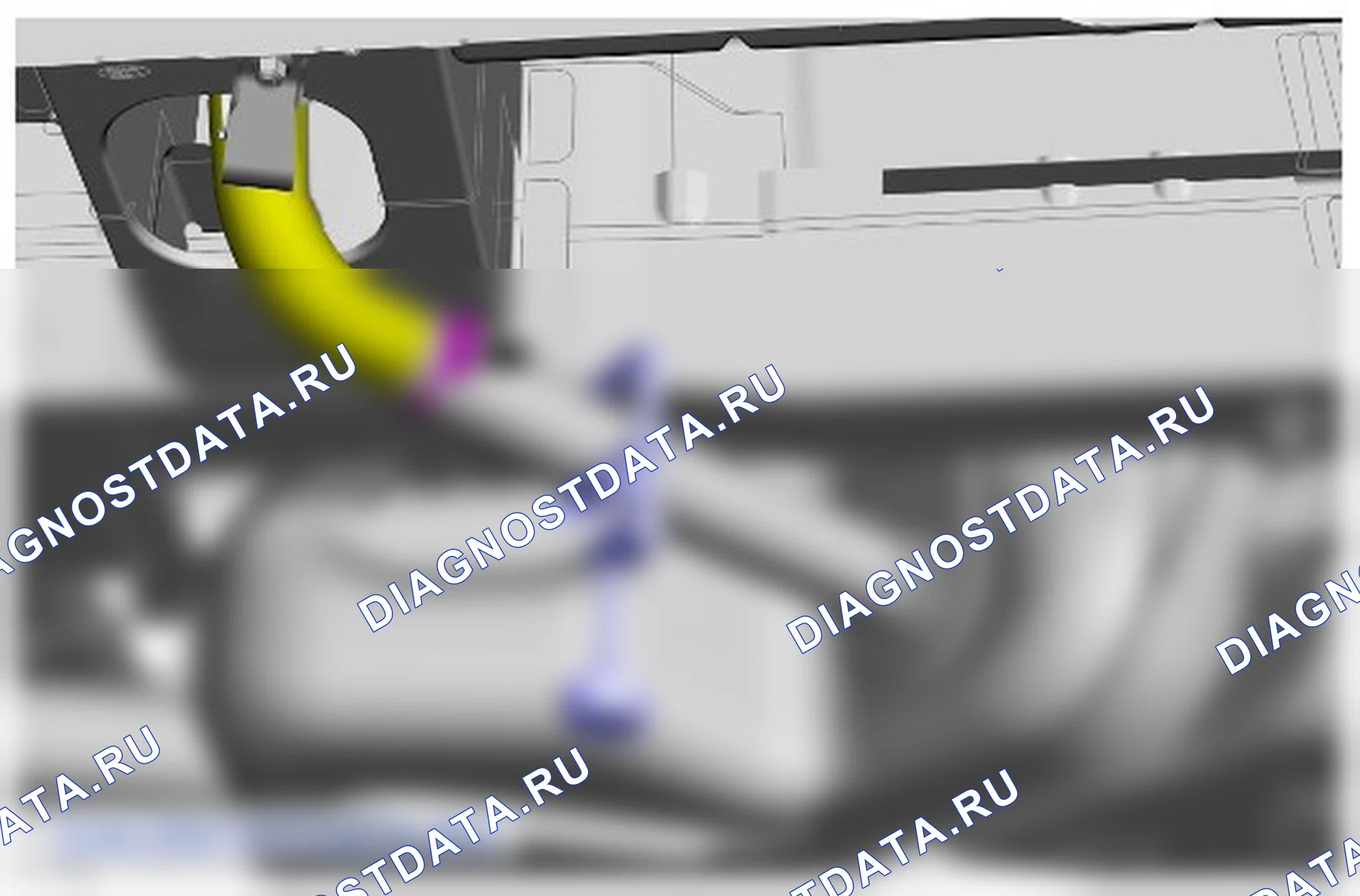 Как снять и установить заливной патрубок топливного бака. Ford Transit VIII
