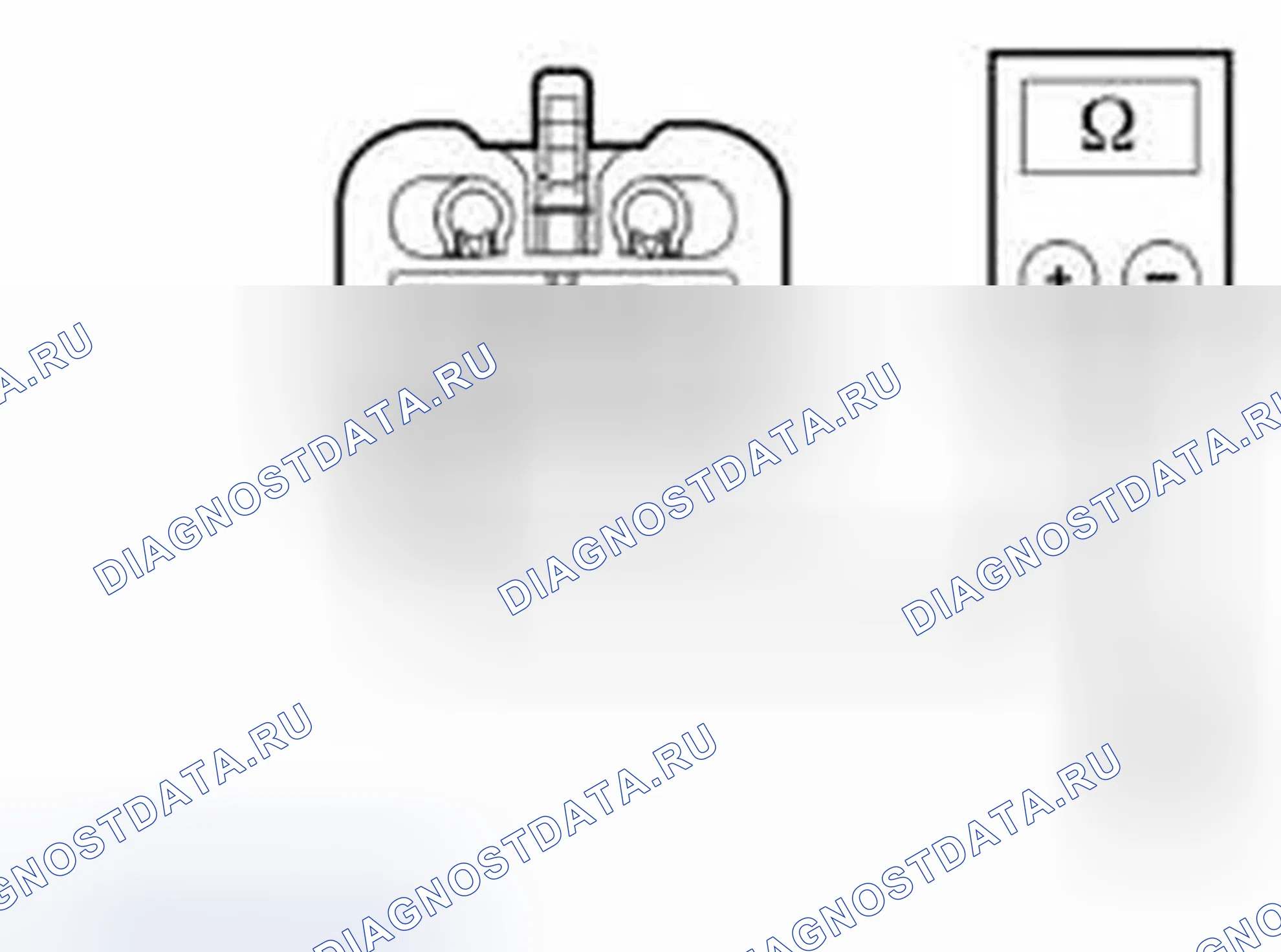 Рис. 31: диагностический тест G: расшифровка кода ошибки B00DF:11, B00DF:12, B00DF:13 или B00DF:1D. Ford Econoline E250 