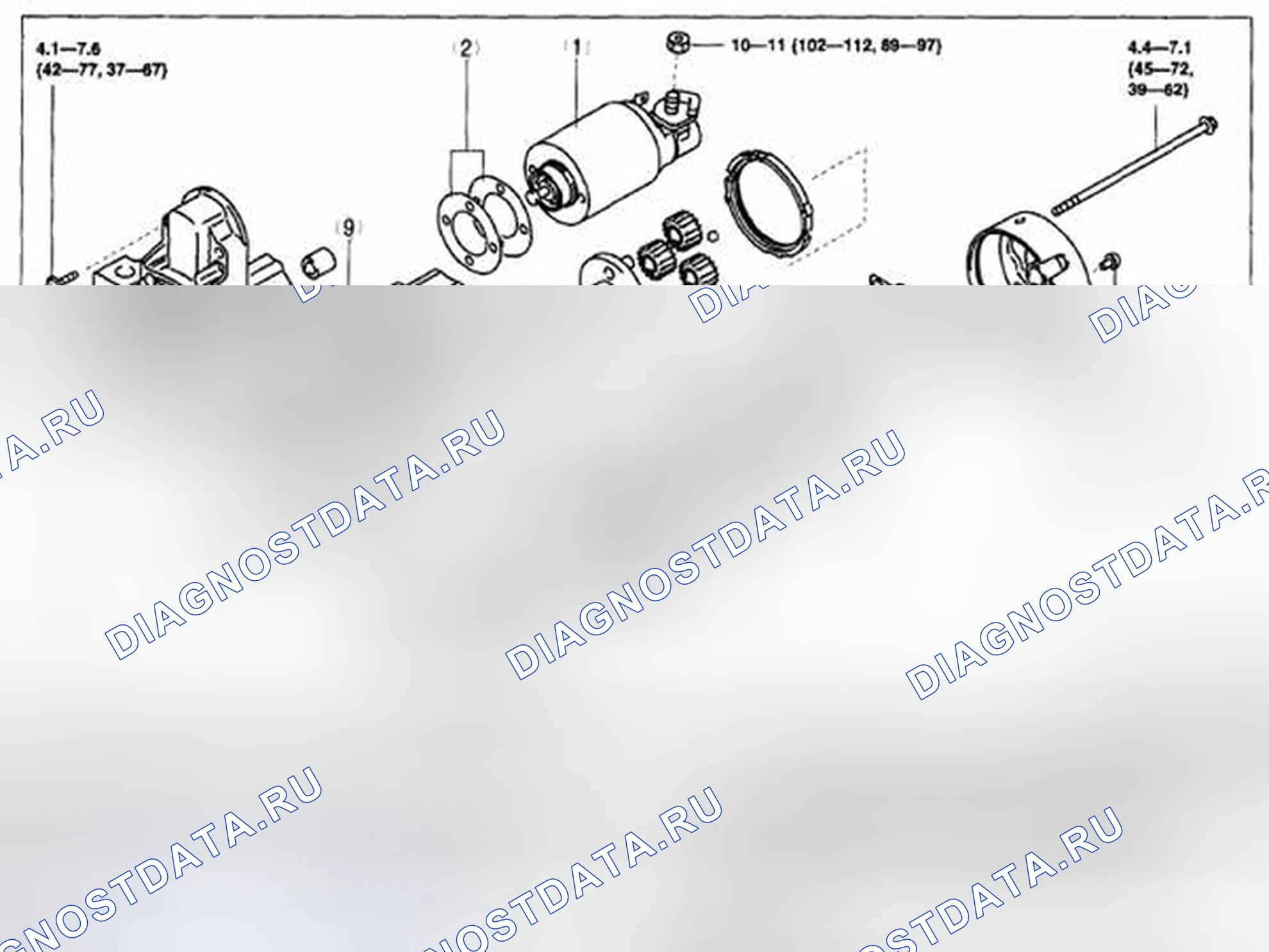Рис. 16: РАЗБОРКА / СБОРКА СТАРТЕРА [L5]. Mazda 6 GH рестайлинг