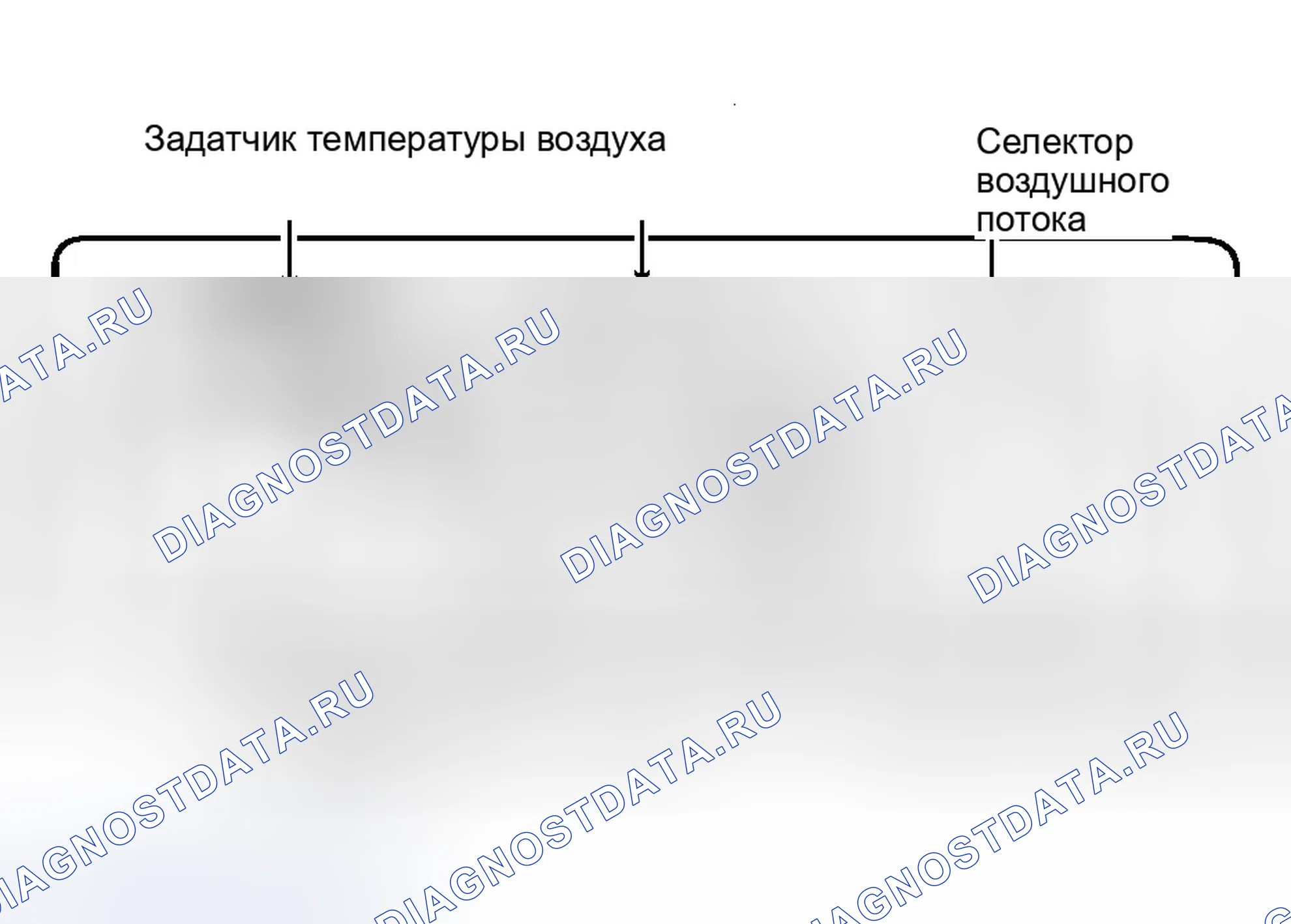 Рис. 4: Ручка регулировки температуры. Isuzu Trooper II