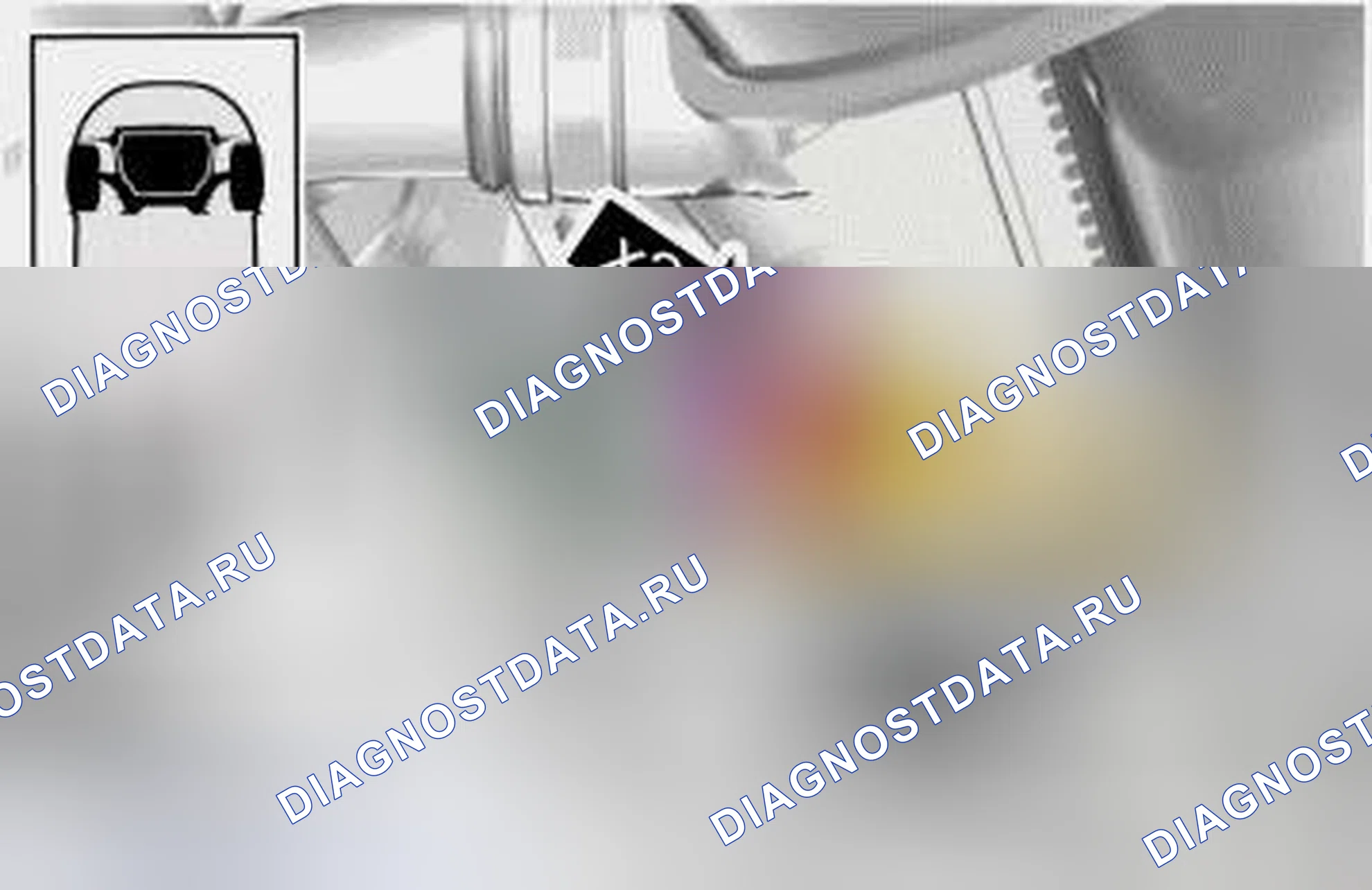 Рис. 51: ДЕМОНТАЖ. Volvo XC70 II