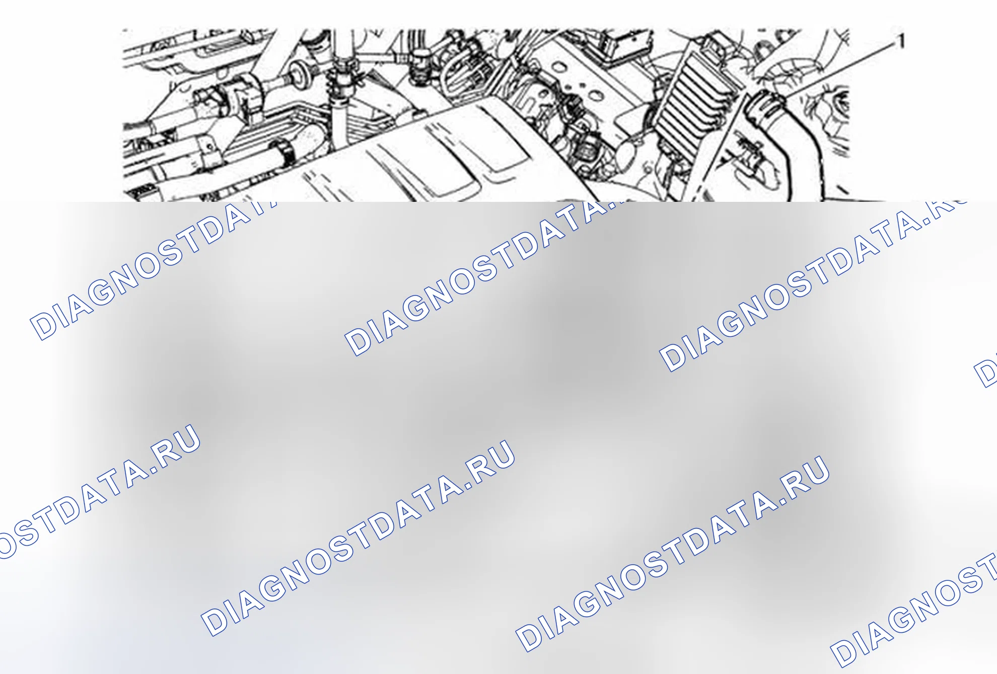 Рис. 40: Замена впускного шланга охладителя масла двигателя (LUJ). Buick Encore I