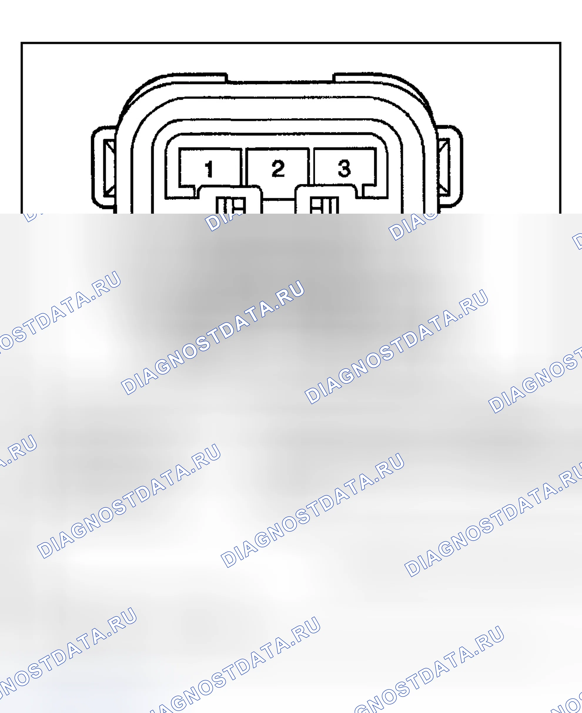 Рис. 368: Фара - ближний свет - левый (с HID) (поколение 3.0). Cadillac Seville V