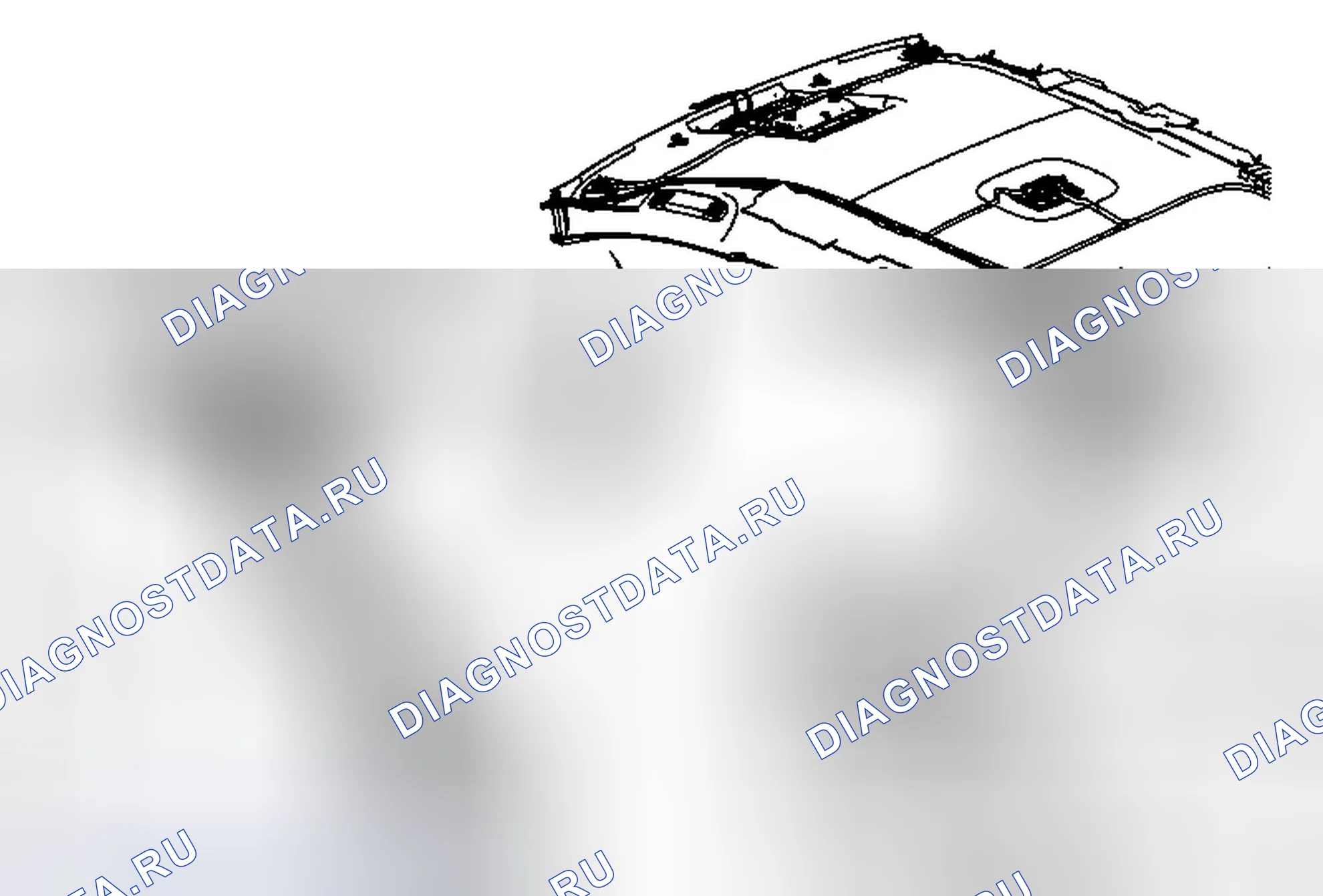 Рис. 24: Замена удлинительного кабеля радиоантенны. Chevrolet Captiva I рестайлинг