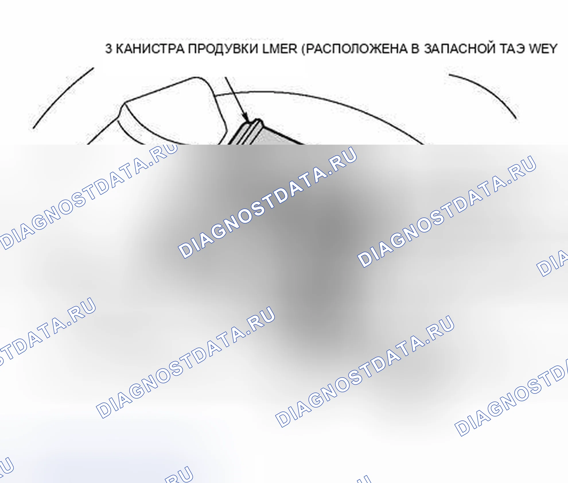 Рис. 427: Идентификация продувочного клапана. BMW Z3 E36