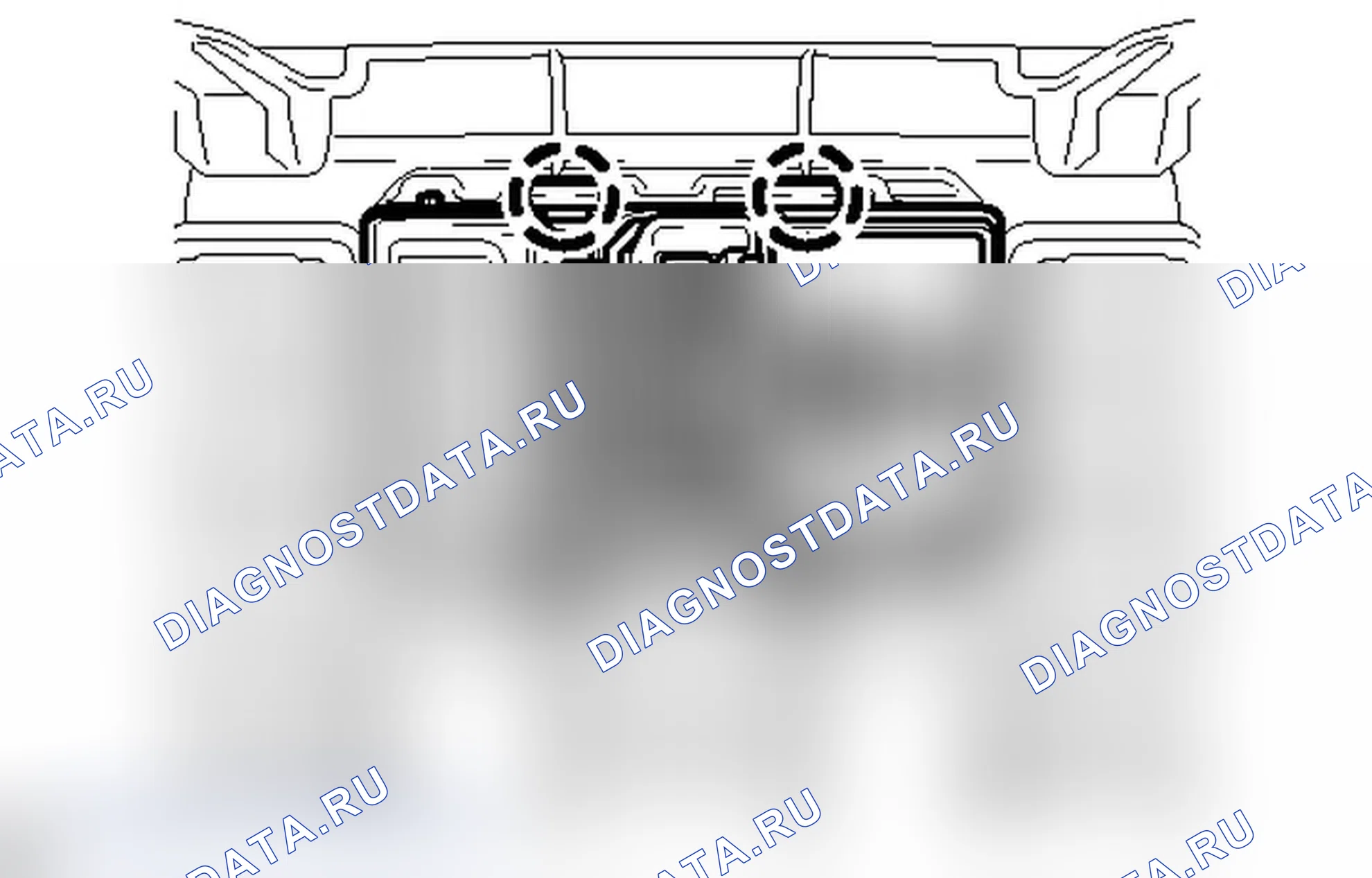 Рис. 25: ДЕМОНТАЖ. Toyota Land Cruiser 200 рестайлинг