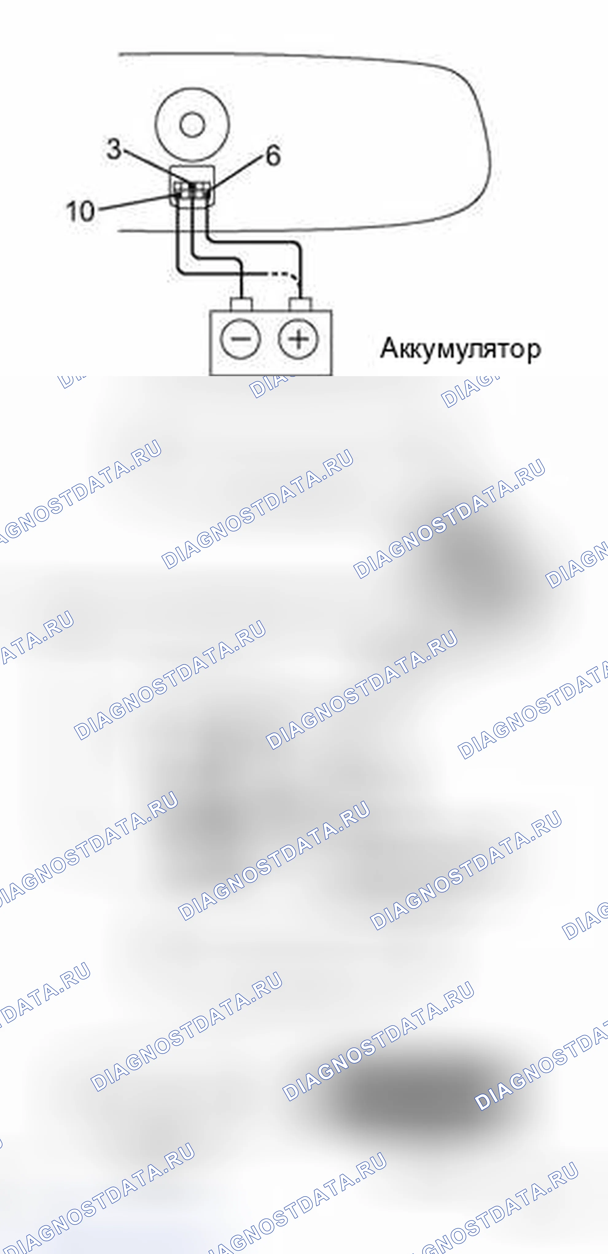 Рис. 30: ПРОВЕРКА зеркала. Toyota Avalon XX30