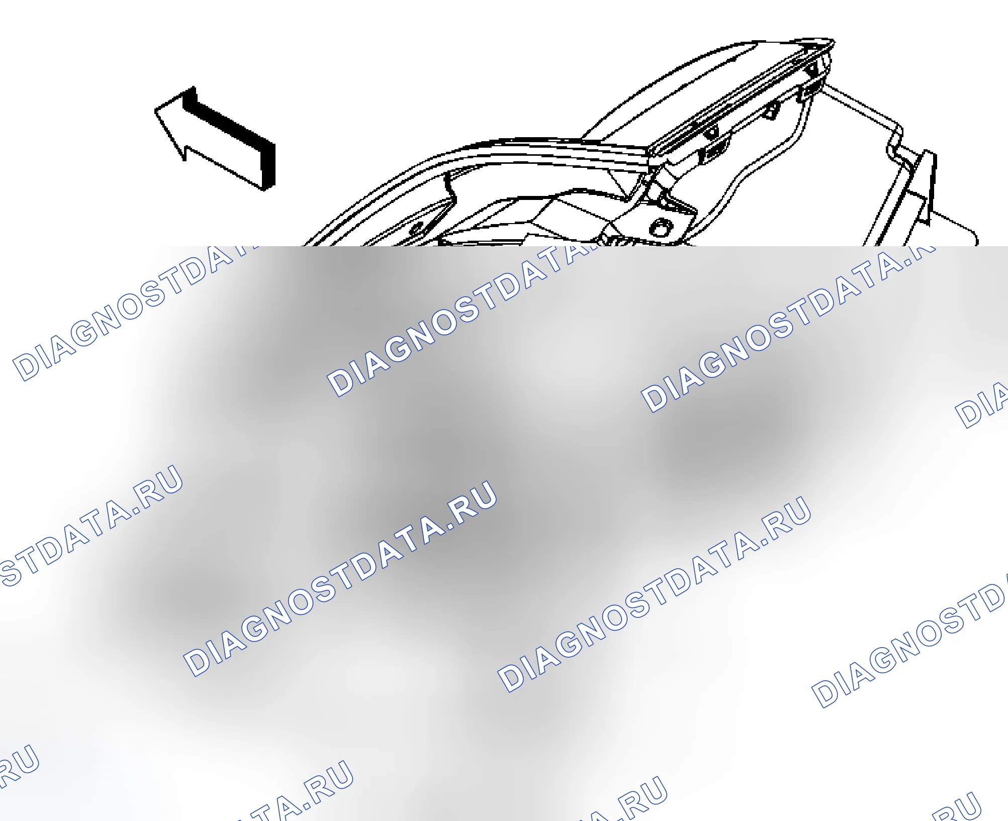 Рис. 28: Замена балласта разрядной фары высокой интенсивности (STS-V). Cadillac STS I рестайлинг