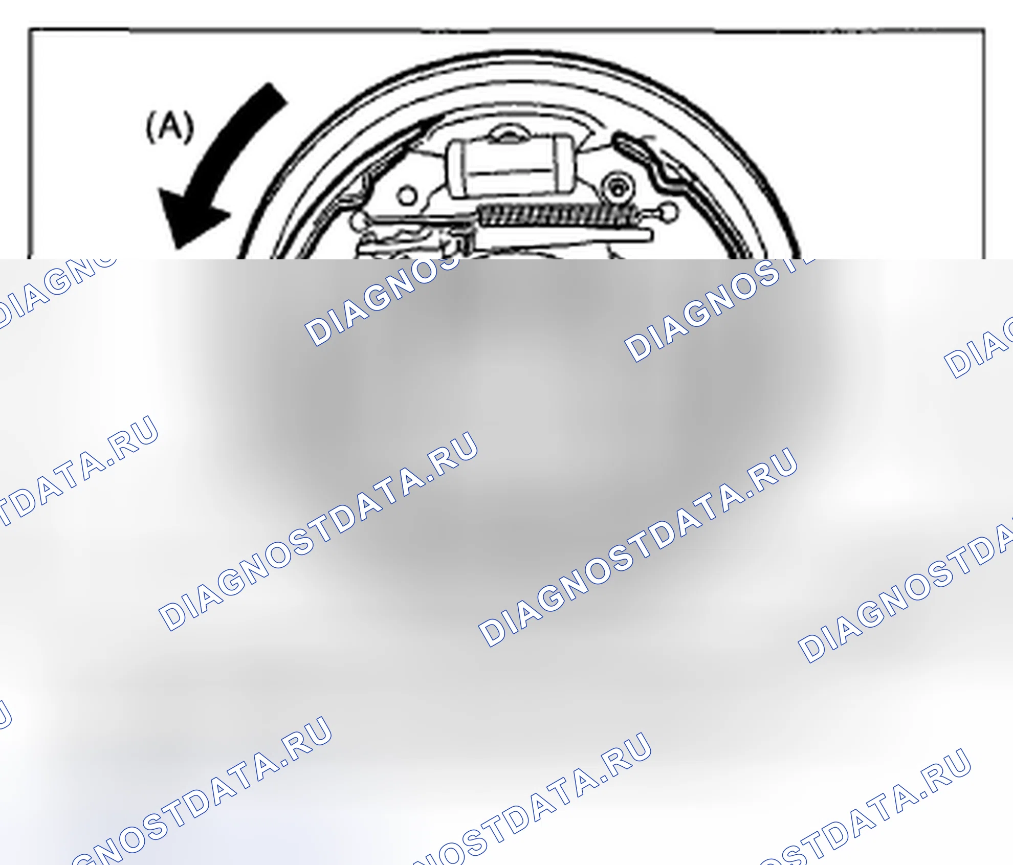 Рис. 135: ЗАДНИЙ БАРАБАННЫЙ ТОРМОЗ. Subaru Impreza WRX STI GR