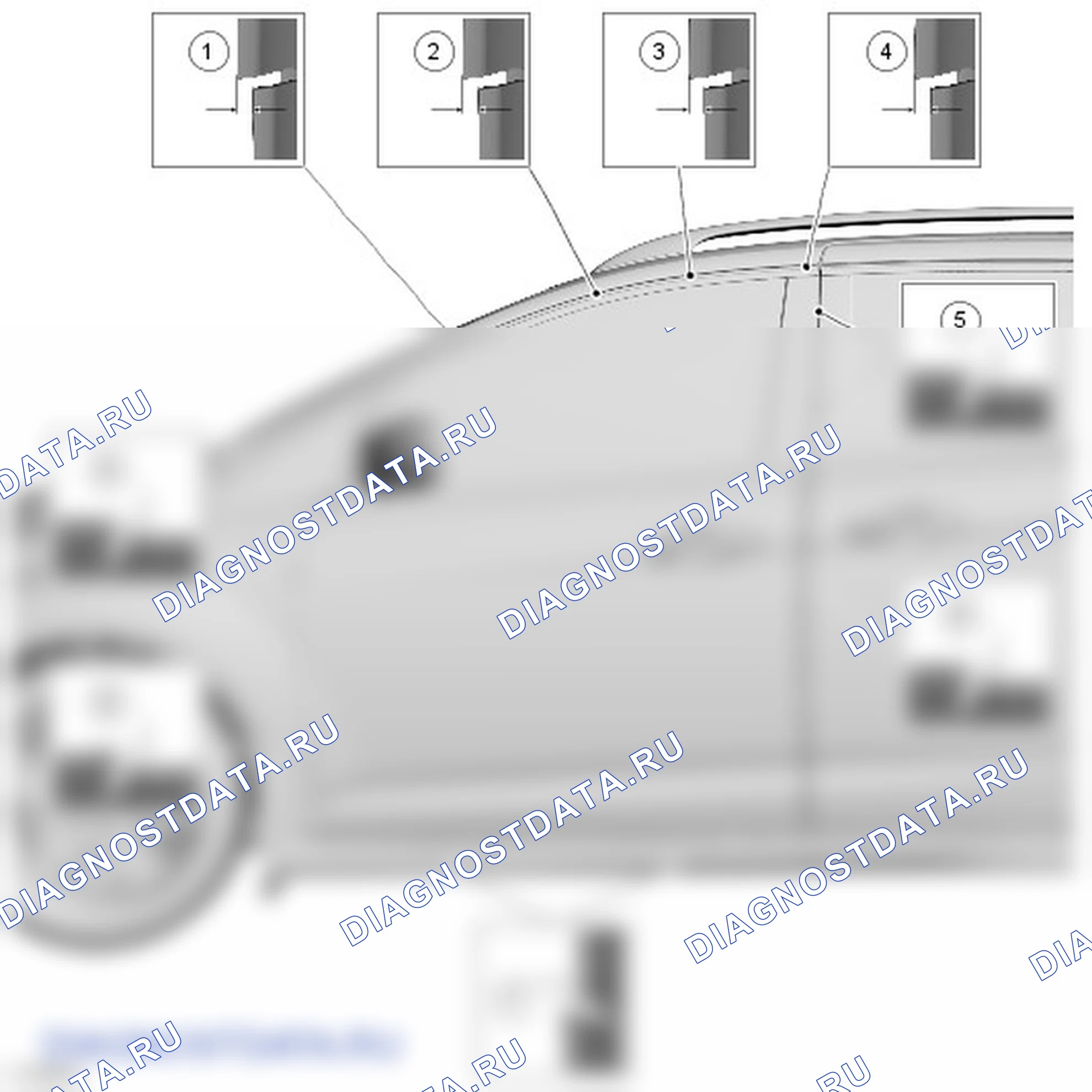 Как выверить положение передней двери. Ford Grand C-MAX II