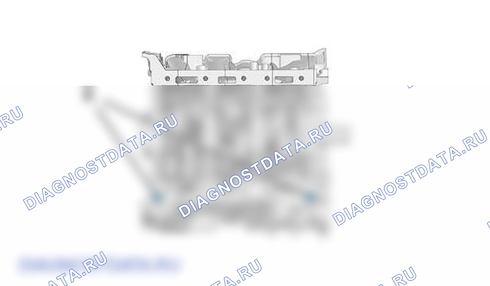 Идентификация - характеристики: блок цилиндров — b1cm05cd. Peugeot 607 I рестайлинг