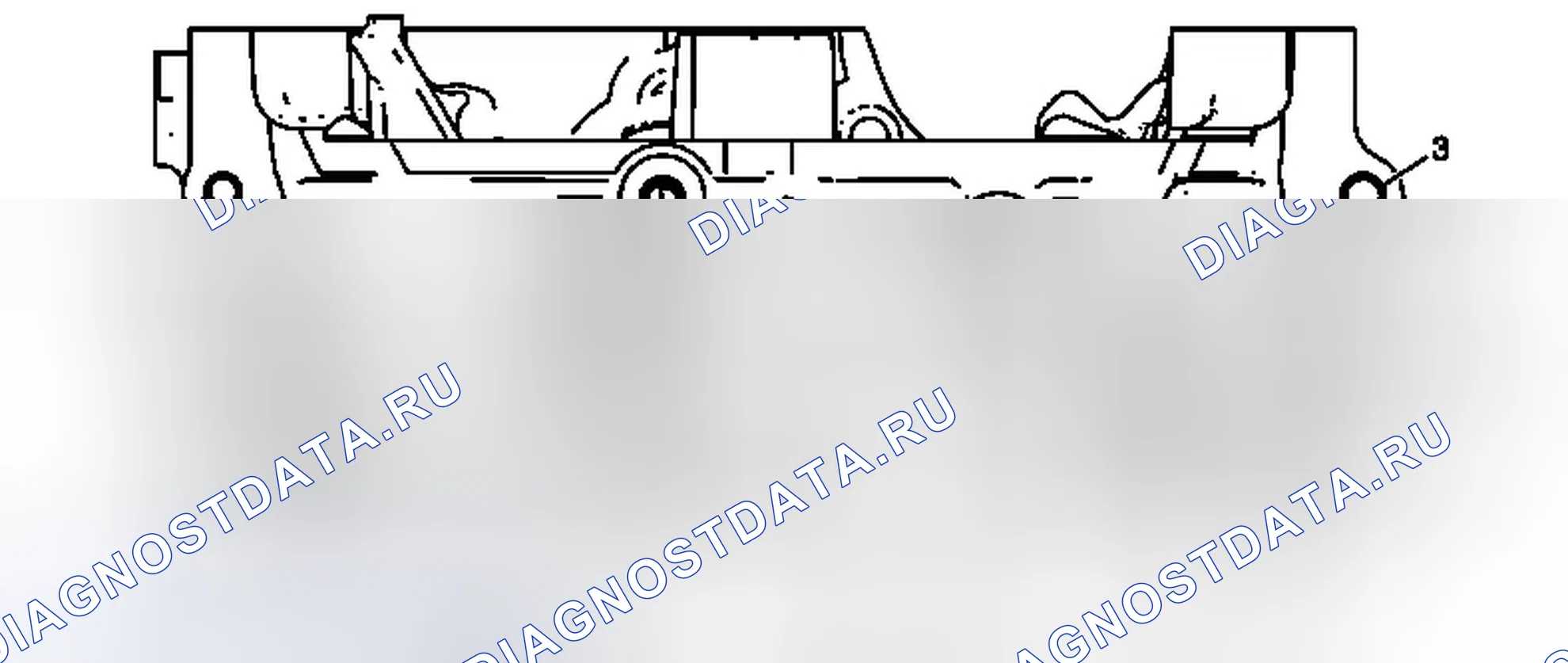 Рис. 133: Головка цилиндра - вид спереди. Chevrolet Malibu VIII рестайлинг