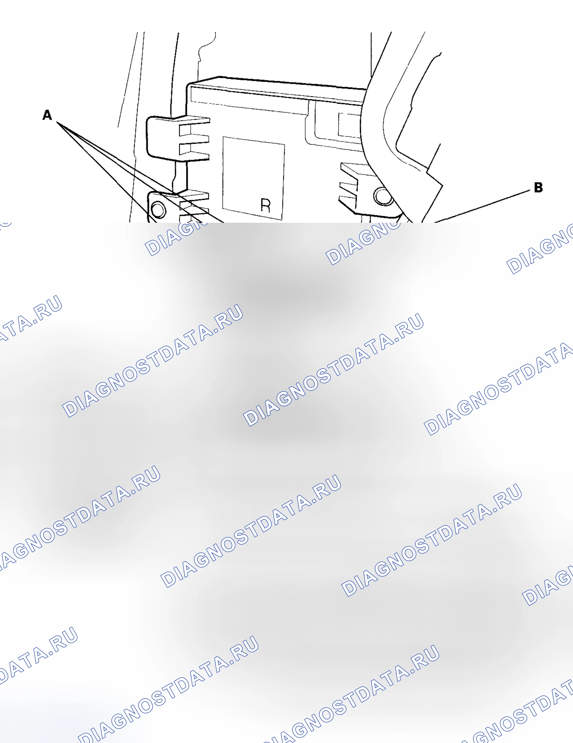 Рис. 184: Правая раздвижная дверь. Honda Odyssey I