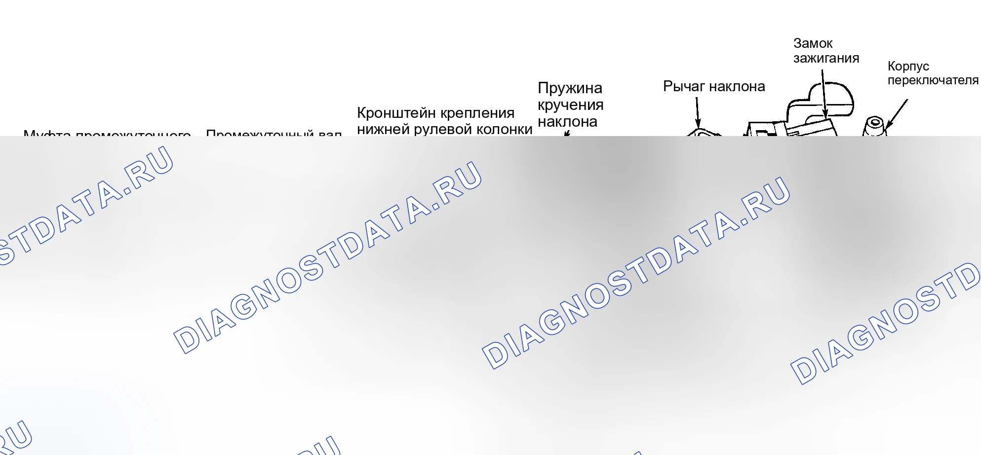 Рис. 8: КАПИТАЛЬНЫЙ РЕМОНТ рулевой колонки. Chrysler Cirrus I