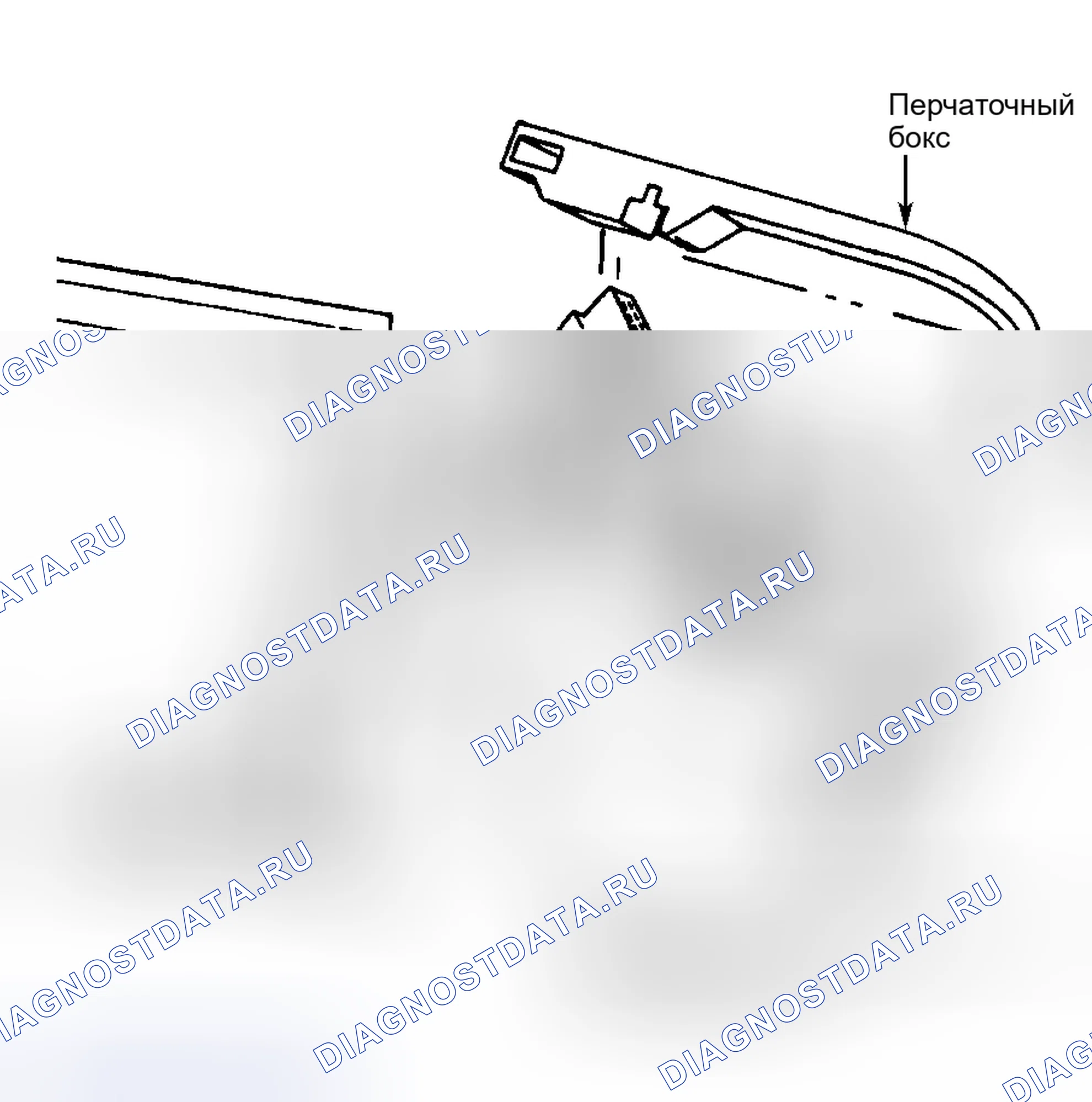 Рис. 58: Установка break-out box (тестер-адаптер) (BOB). Hyundai Santa Cruz I