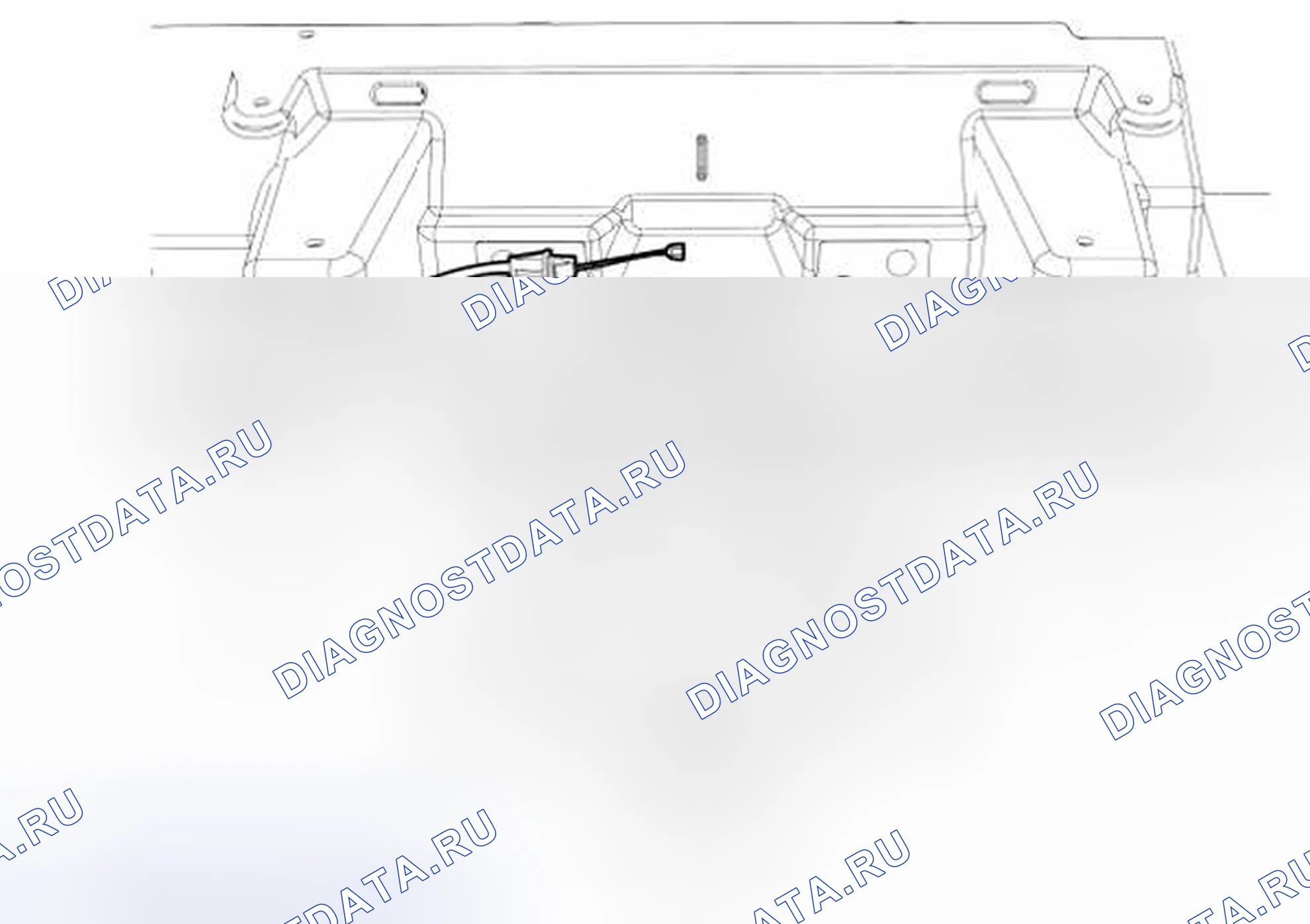 Рис. 69: Защелка капота. Hyundai Kona I рестайлинг