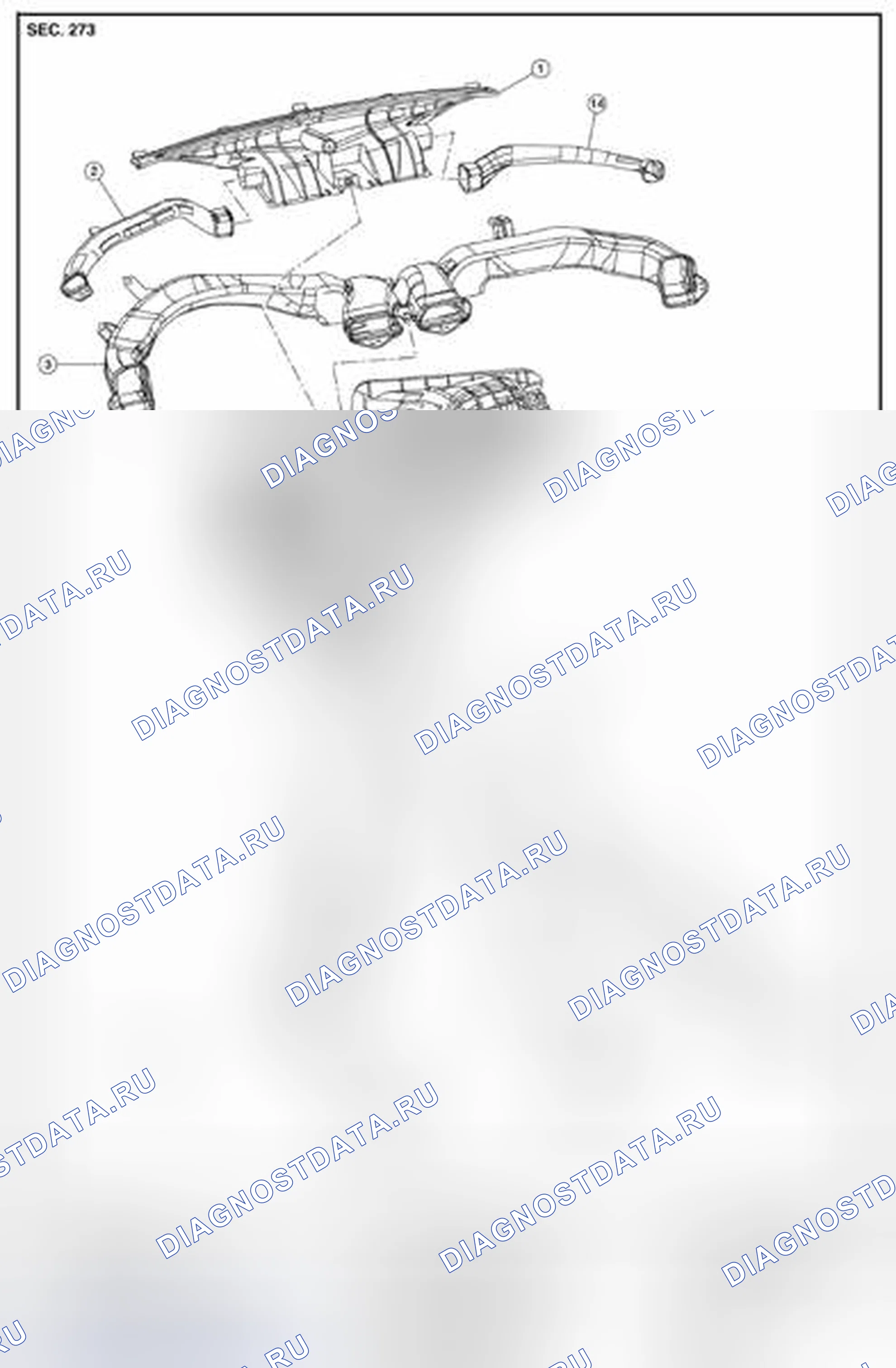 Рис. 18: Разнесенный вид. Nissan Altima L33