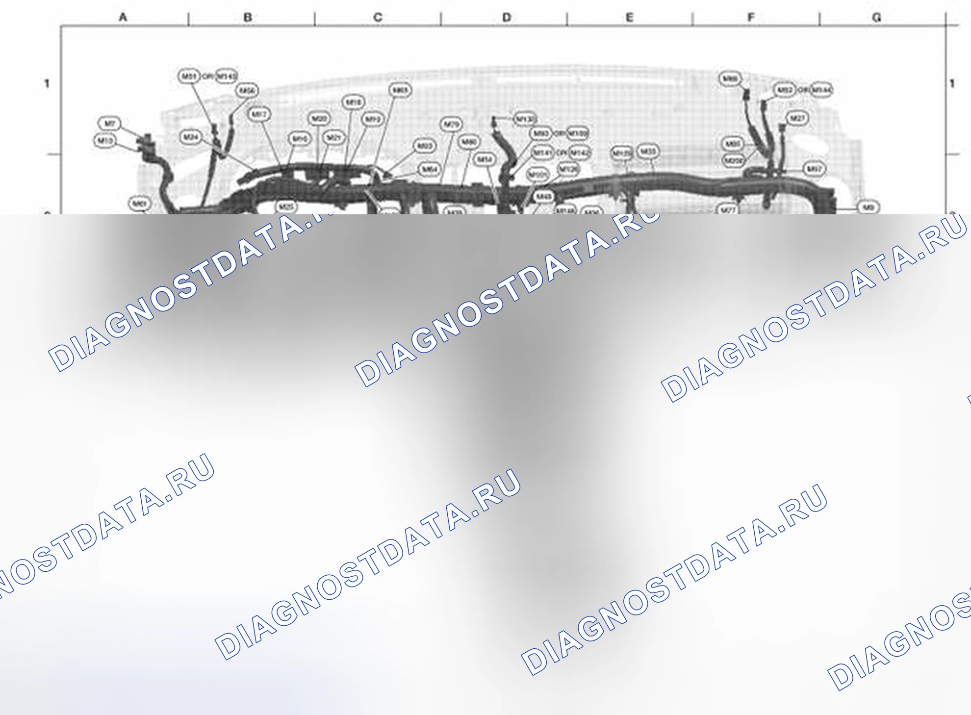 Рис. 4: ГЛАВНАЯ ОБВЯЗКА. Honda Passport I
