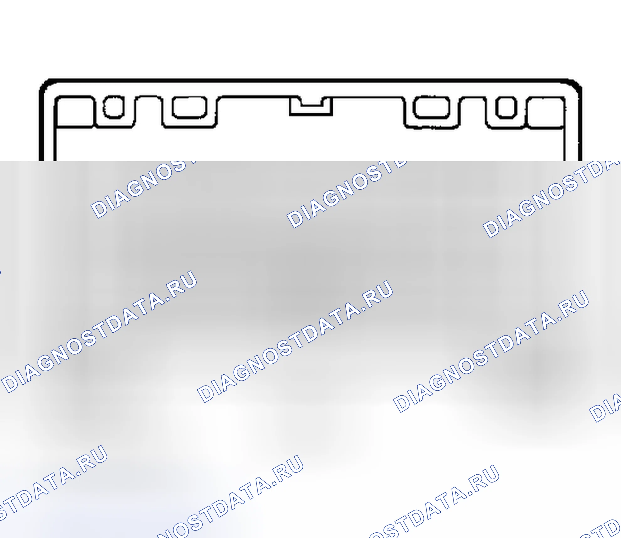 Рис. 16: ECU двери водителя. Toyota Avalon XX20