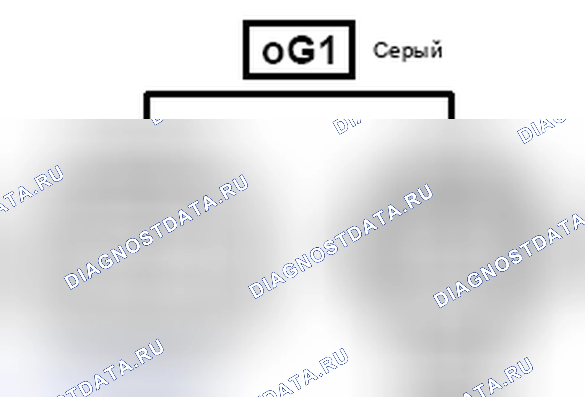 Рис. 829: Вид с торца соединителя (og1). Toyota Sienna III