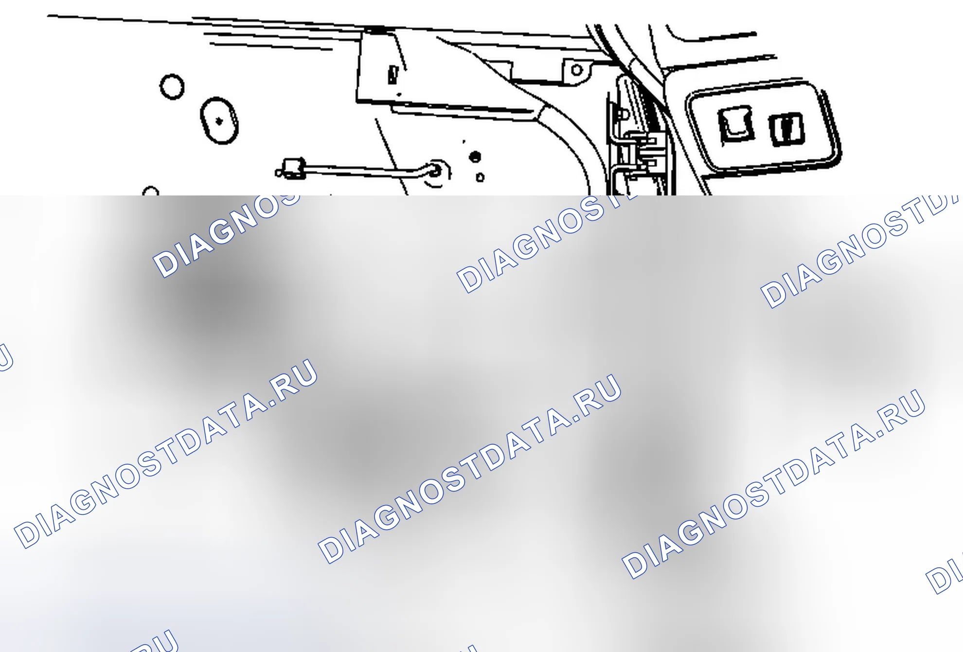 Рис. 33: Замена звена проверки передней стороны двери. Cadillac ELR I