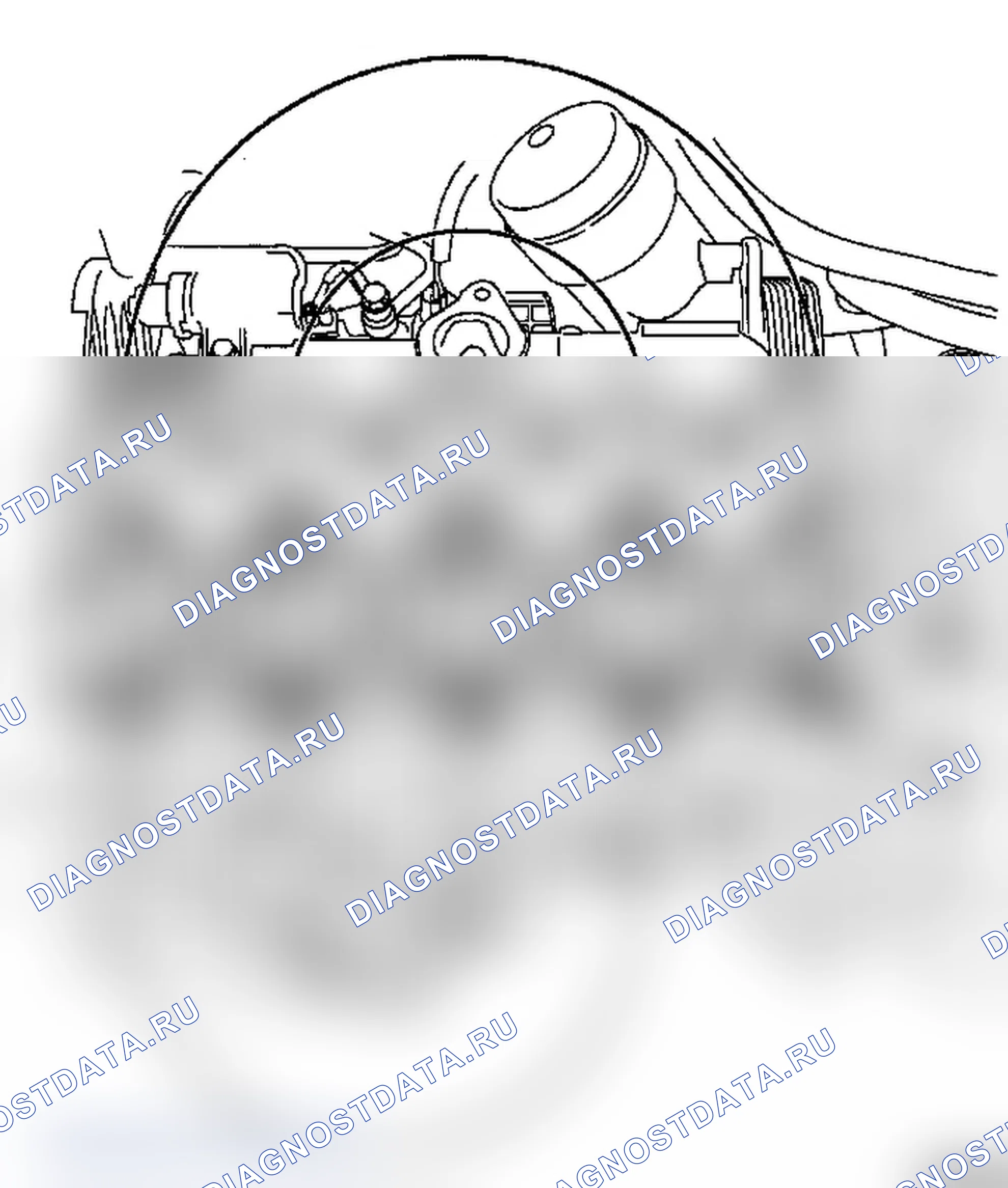 J 457300 Демонтаж и монтаж головки цилиндров (Y 17 DTL, с кондиционером, левостороннее управление). Opel Corsa C