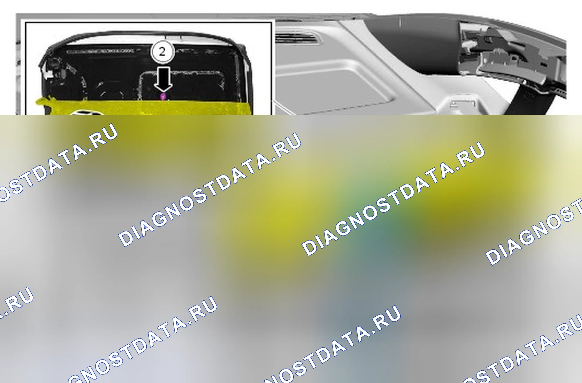 Как снять и установить натяжное устройство ремня безопасности заднего центрального сиденья. Ford Mondeo IV рестайлинг