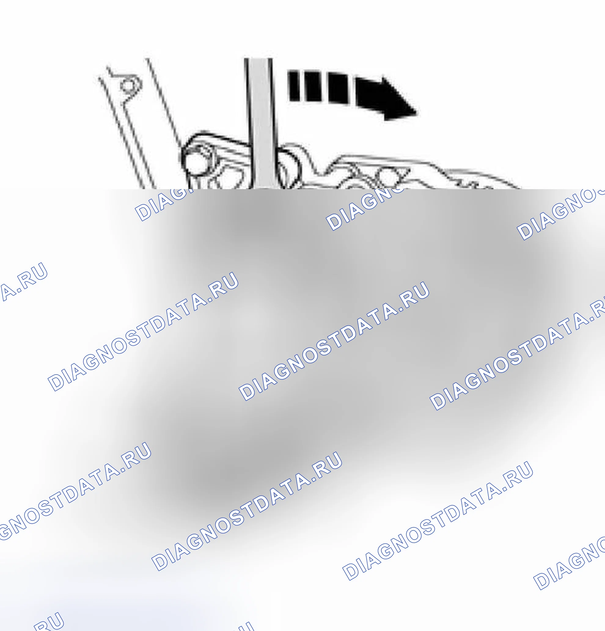 Рис. 20: Снятие ребристого ремня. Volkswagen Golf Mk4
