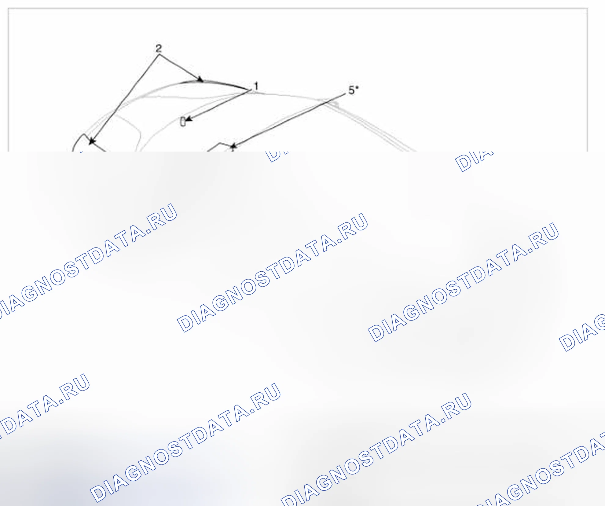 Рис. 1: Расположение компонентов. BMW 6 серия F06/F13/F12