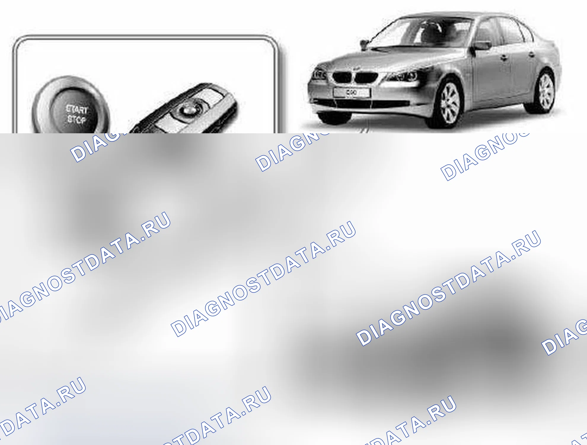 Рис. 280: Система доступа к автомобилю E60, E61, E63, E64, E87, E90, E91. BMW M6 E63/E64