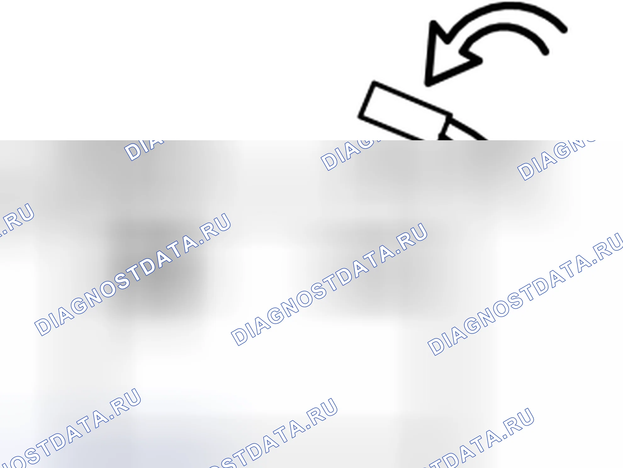 Рис. 248: УСТАНОВКА ОТРИЦАТЕЛЬНОГО ВЫВОДА ПОСЛЕ РАБОТЫ С КОМПОНЕНТАМИ SRS. Volvo S80 II