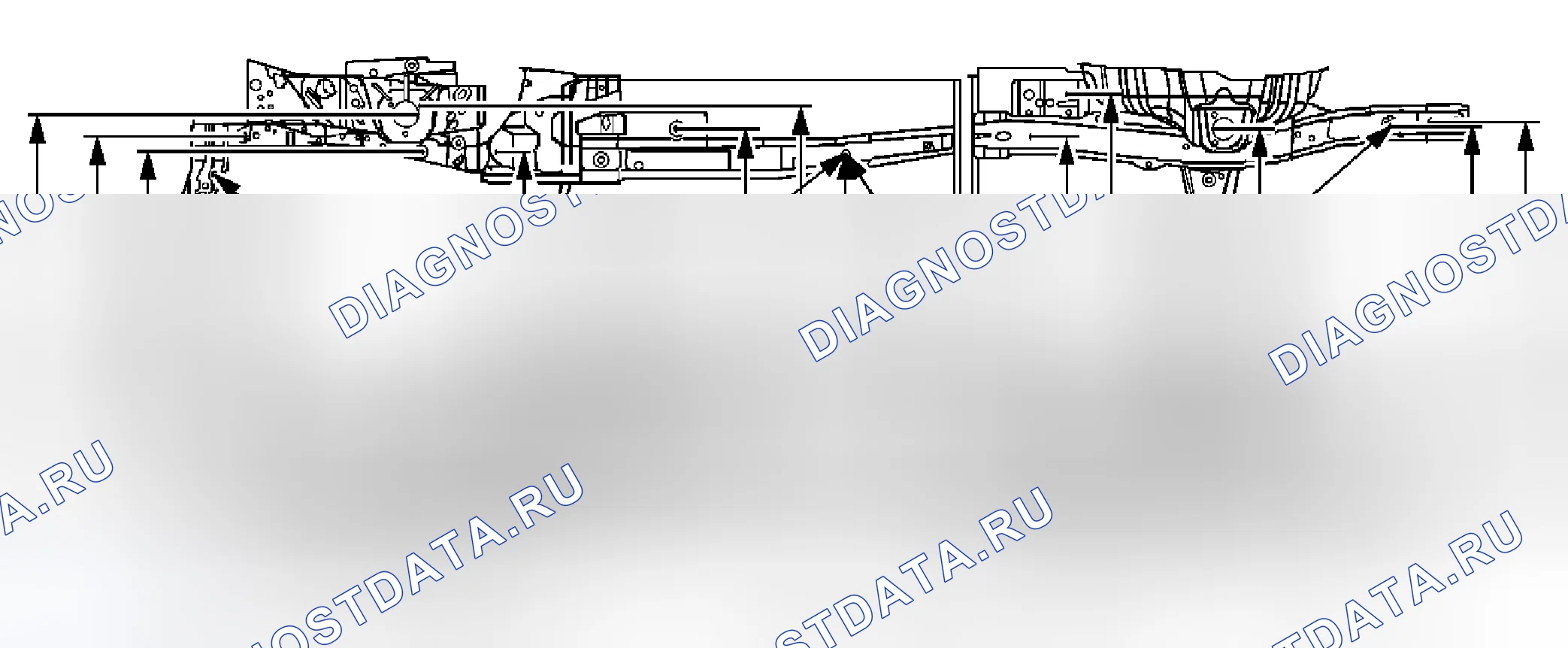 Рис. 12: Под кузовом (1 из 2). Chevrolet Epica I