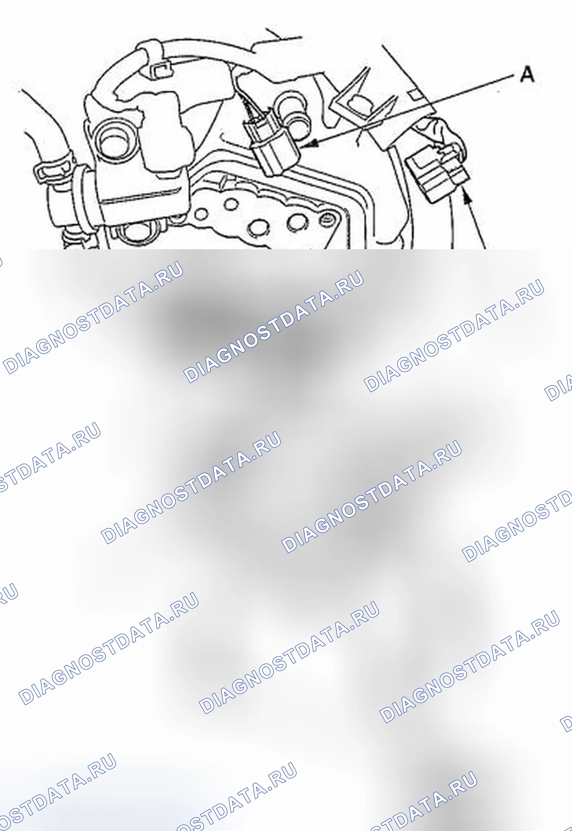 Рис. 99: Соленоид управления маслом коромысла (соленоидный клапан VTEC) / соленоид управления маслом коромысла (соленоид VTEC). Honda Pilot I рестайлинг