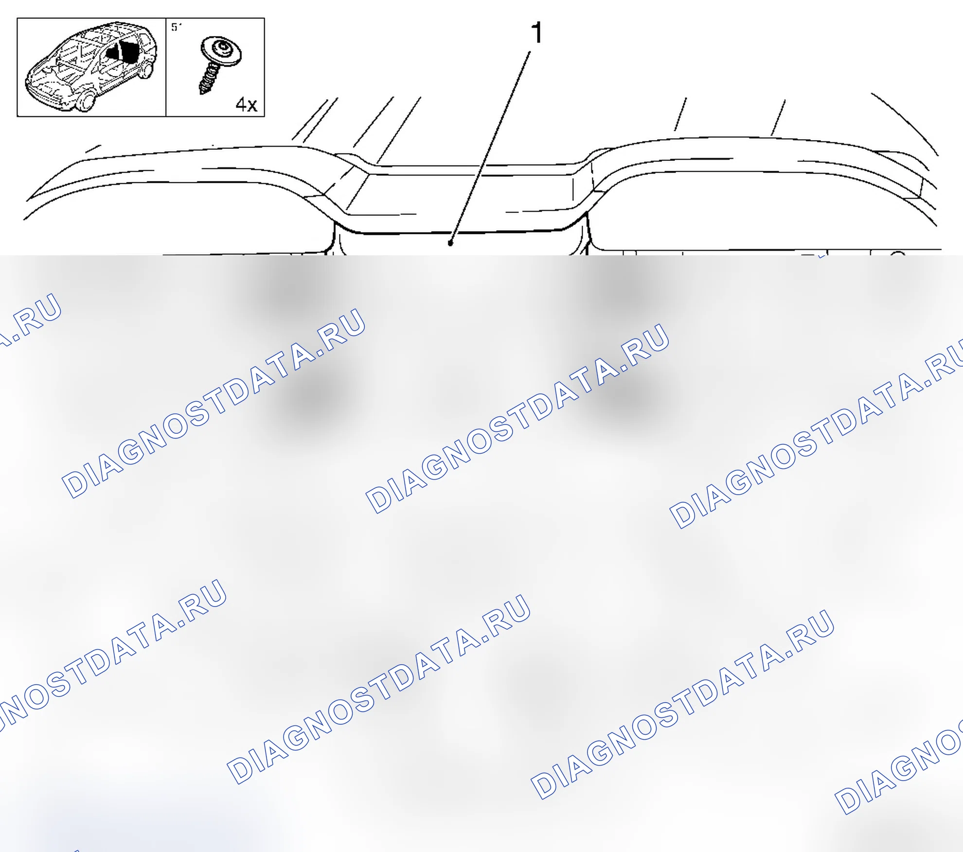 Замена обшивки ремня безопасности сзади посредине - L67. Opel Astra H