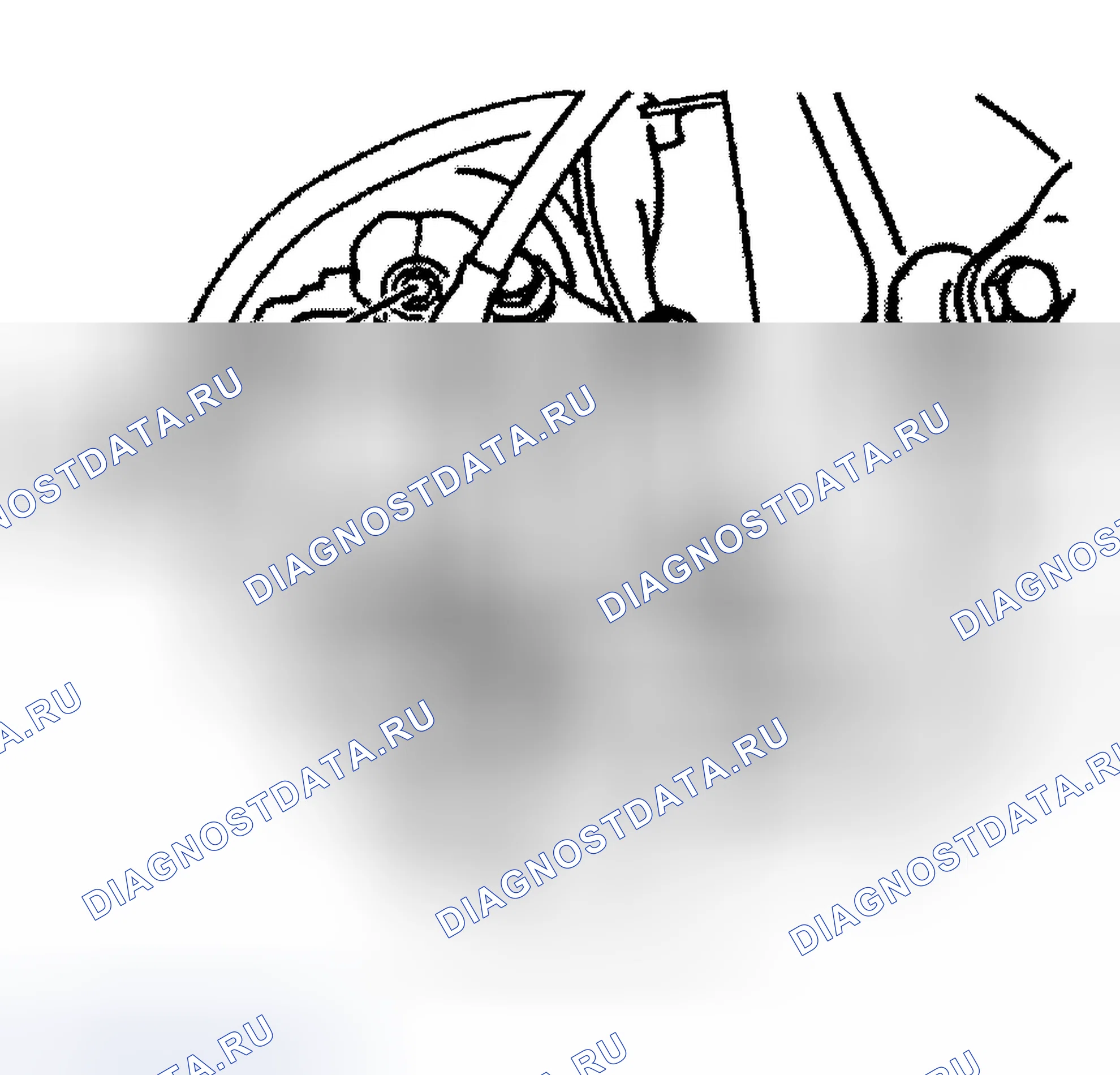 Рис. 19: Демонтаж и монтаж (вид спереди). BMW Z4 E85/E86