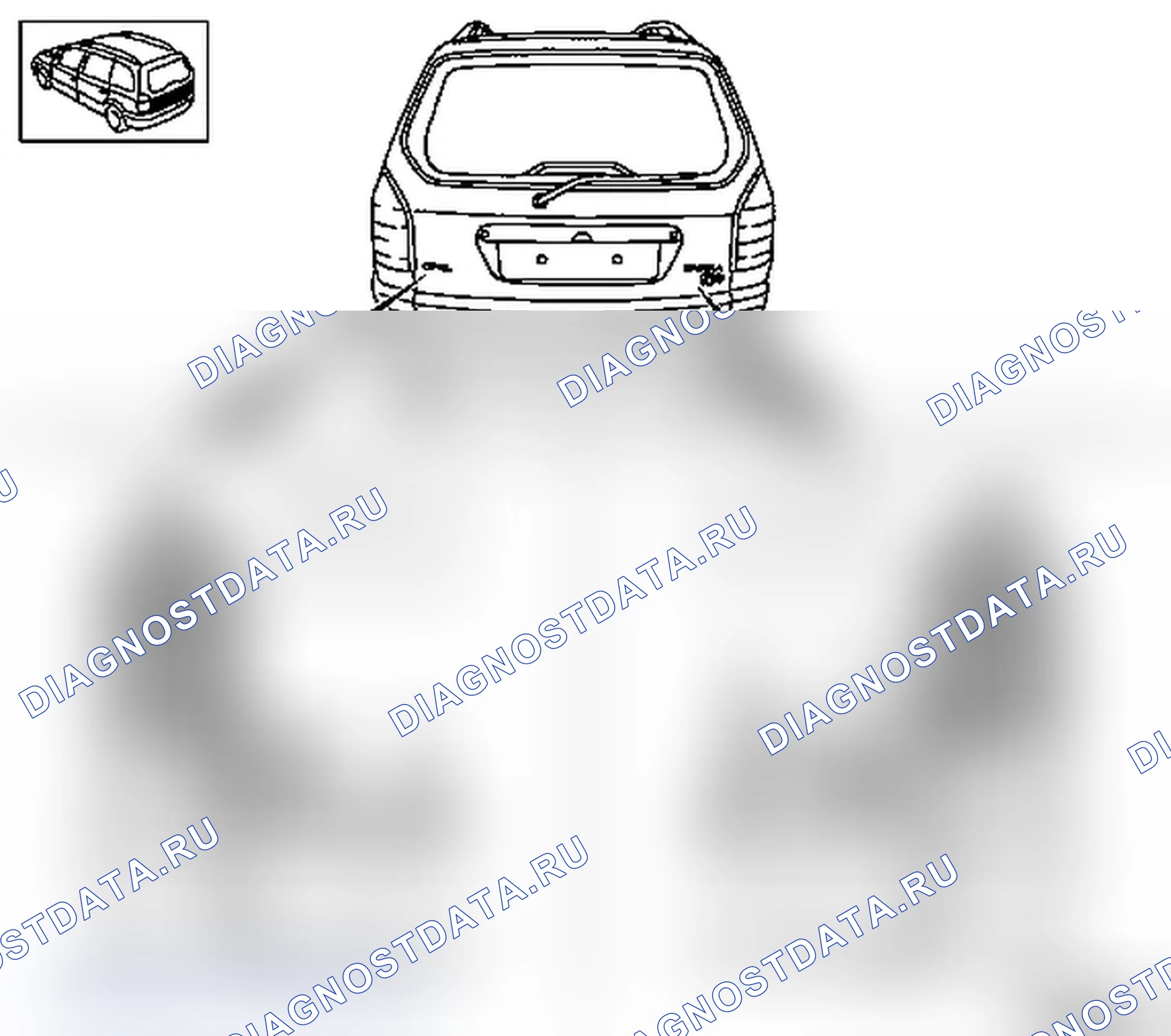 Замена буквенной эмблемы (OPC). Opel Zafira A рестайлинг